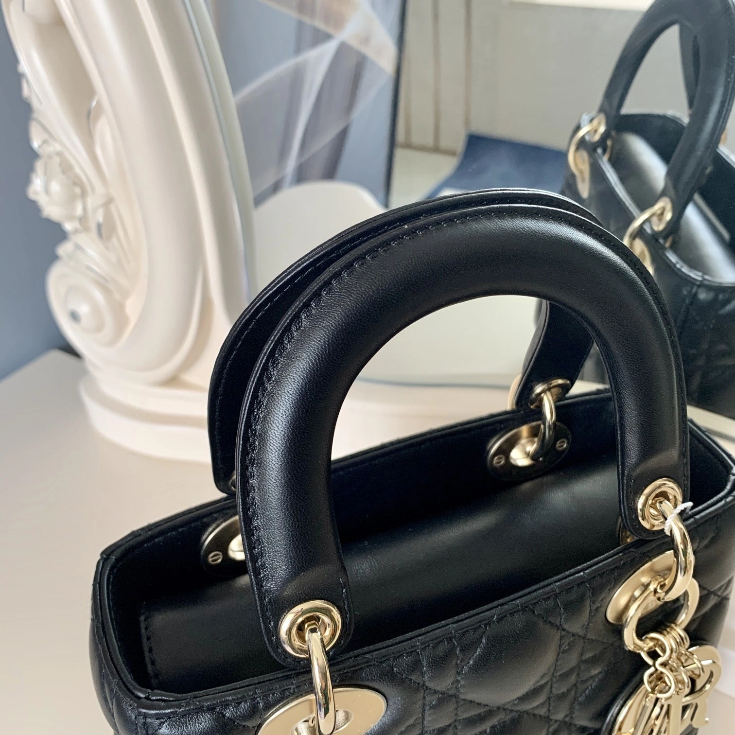 Custombag-- M0538OCAL-M900 Lady high quality version Black gold clasp item：C-B803D0747