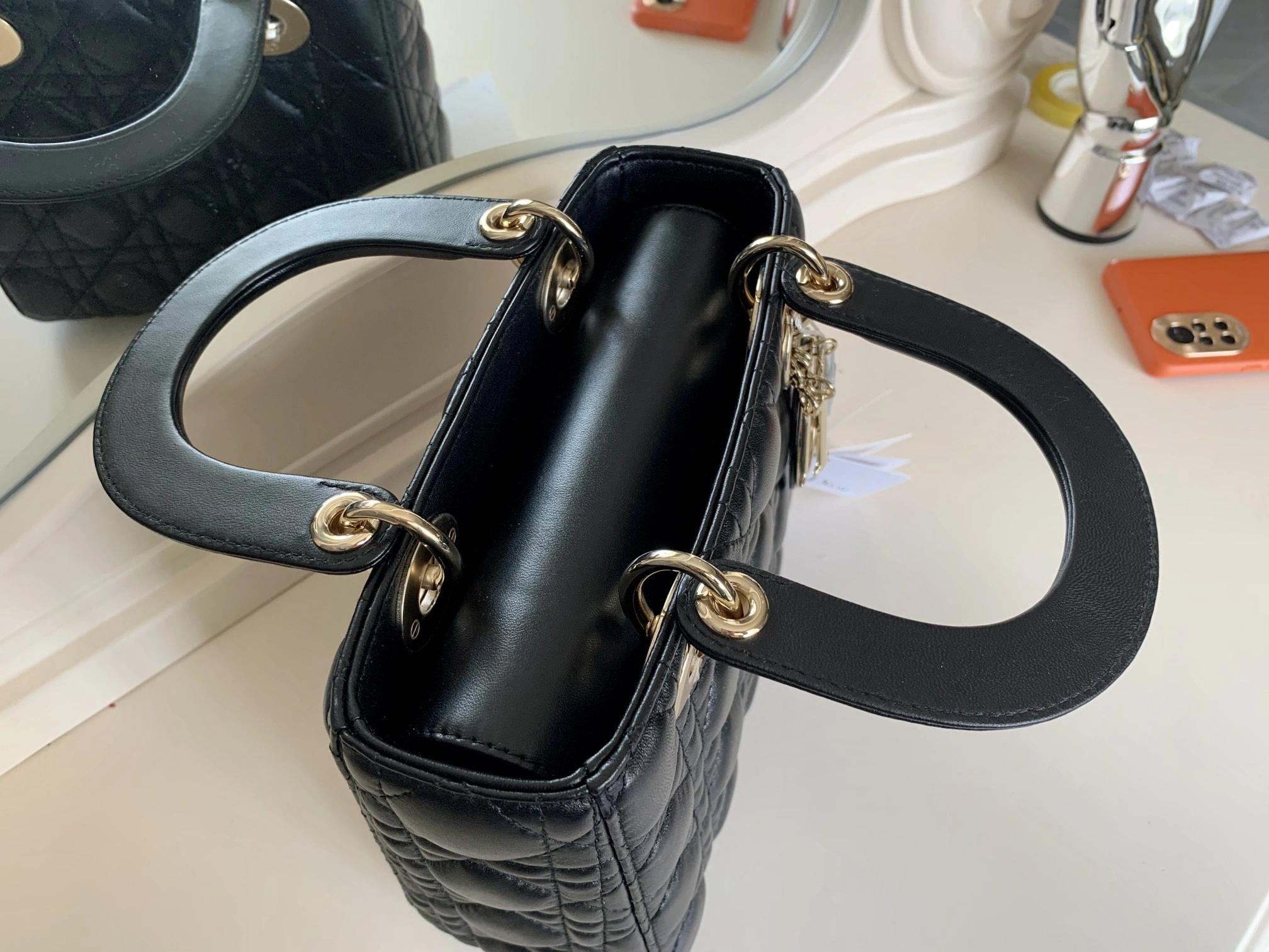 Custombag-- M0538OCAL-M900 Lady high quality version Black gold clasp item：C-B803D0747