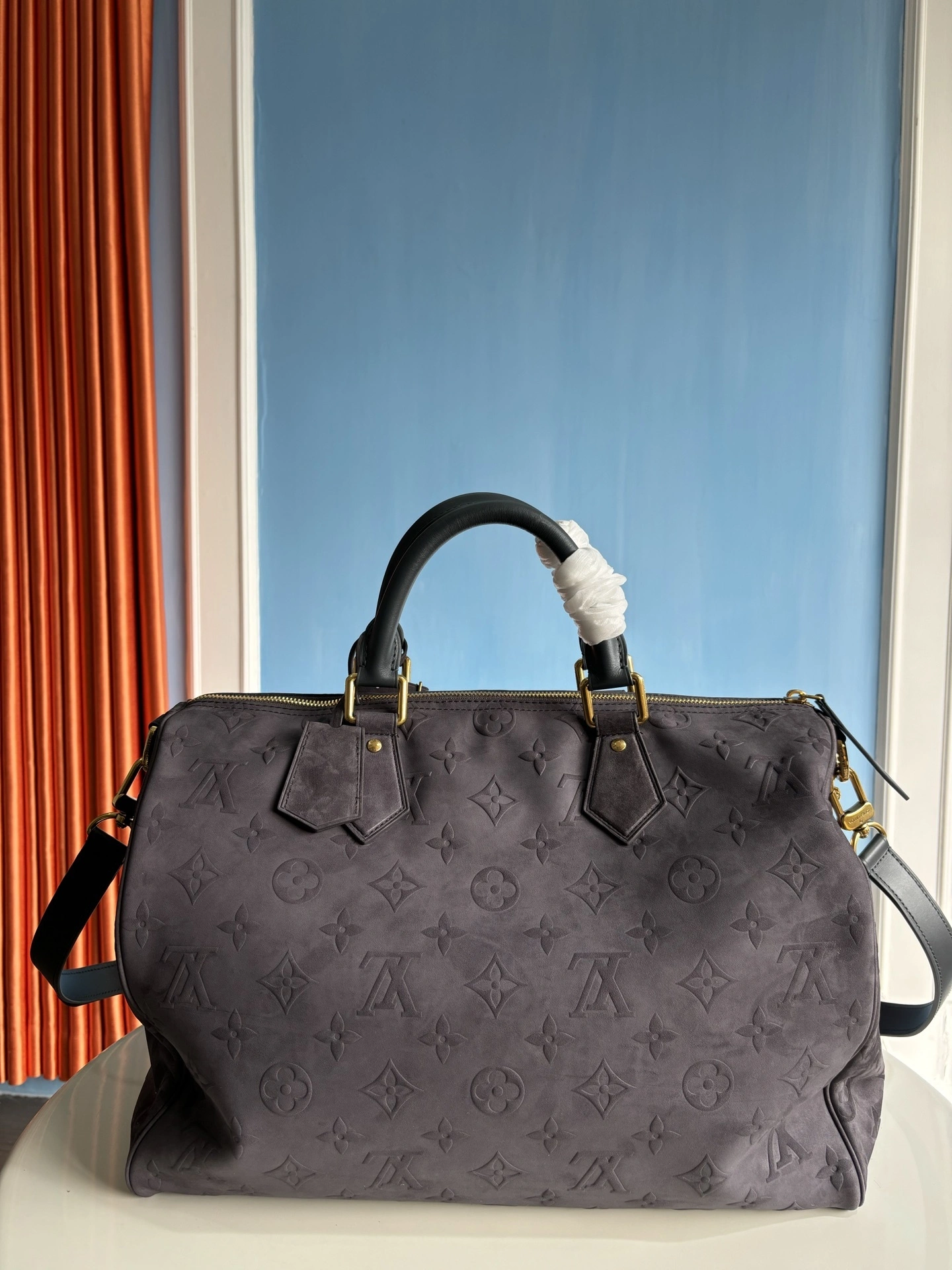 Custombag--8V M15225 counters quality Speedy P9 Bandoulière40 cowhide item:E-B808L1720T