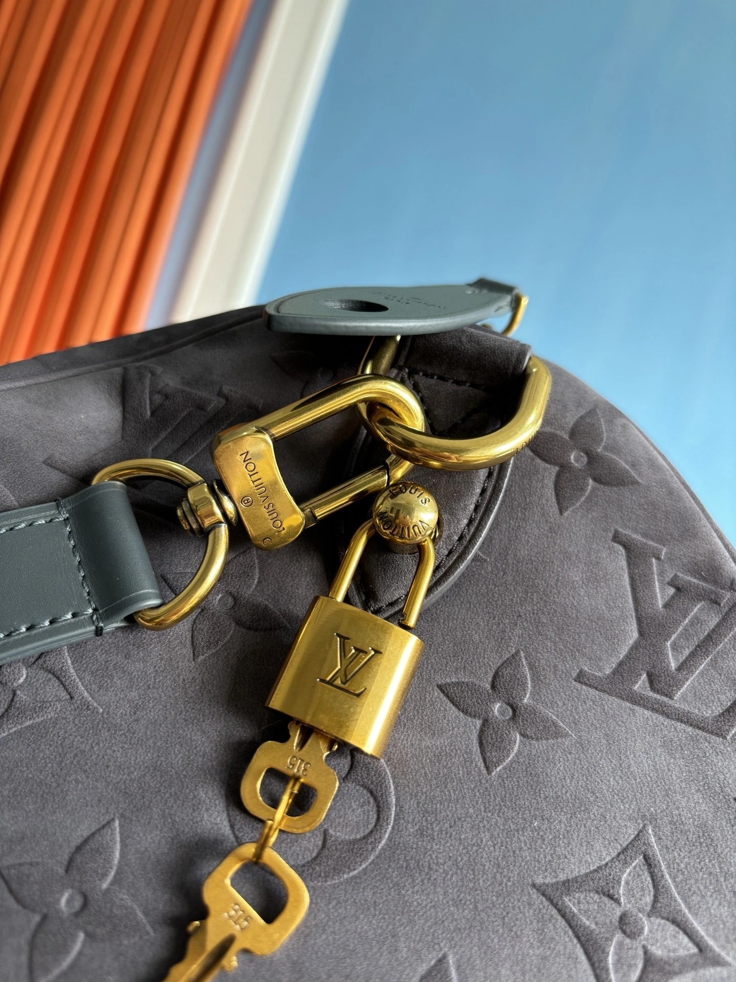 Custombag--8V M15225 counters quality Speedy P9 Bandoulière40 cowhide item:E-B808L1720T