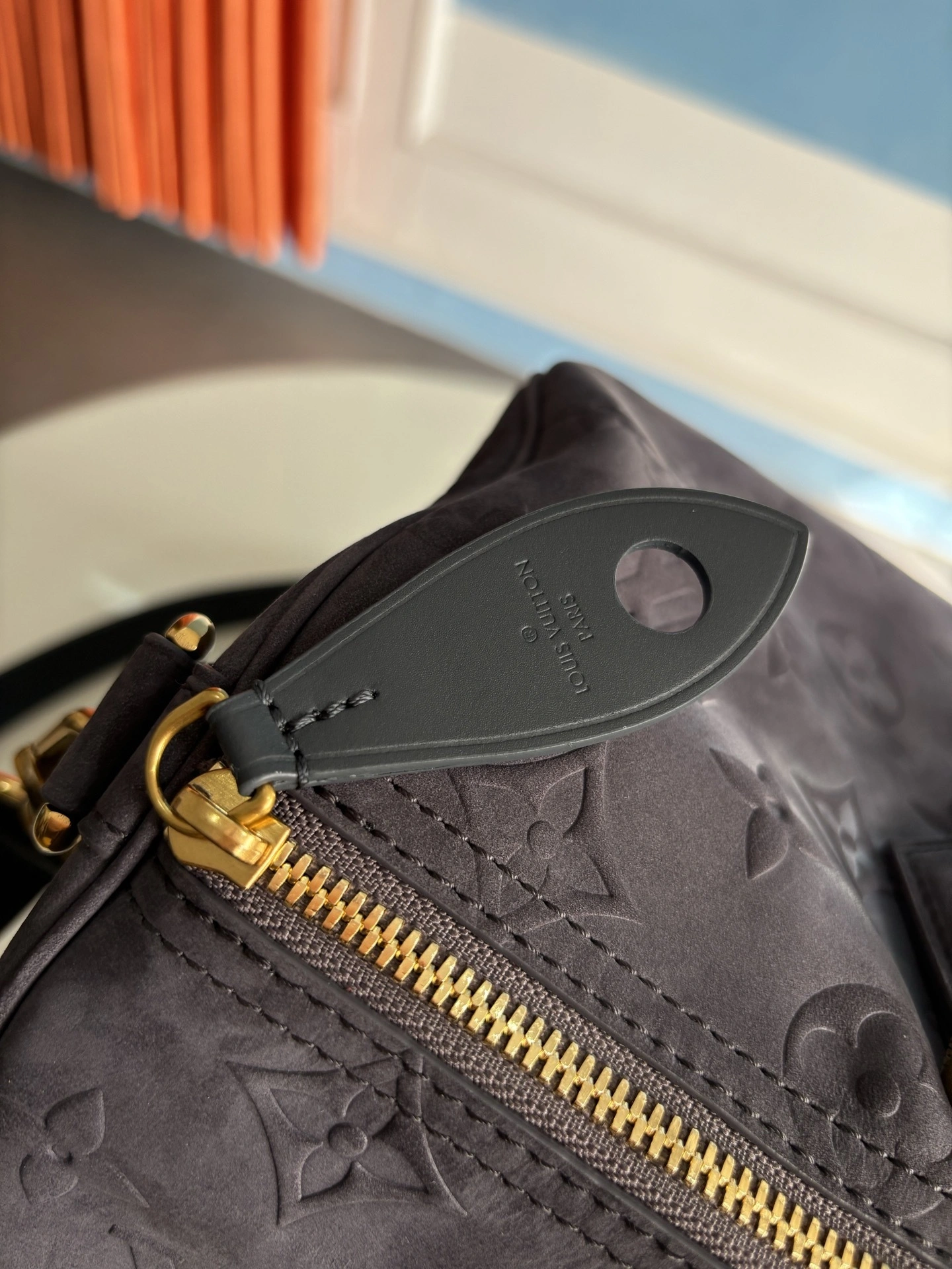 Custombag--8V M15225 counters quality Speedy P9 Bandoulière40 cowhide item:E-B808L1720T