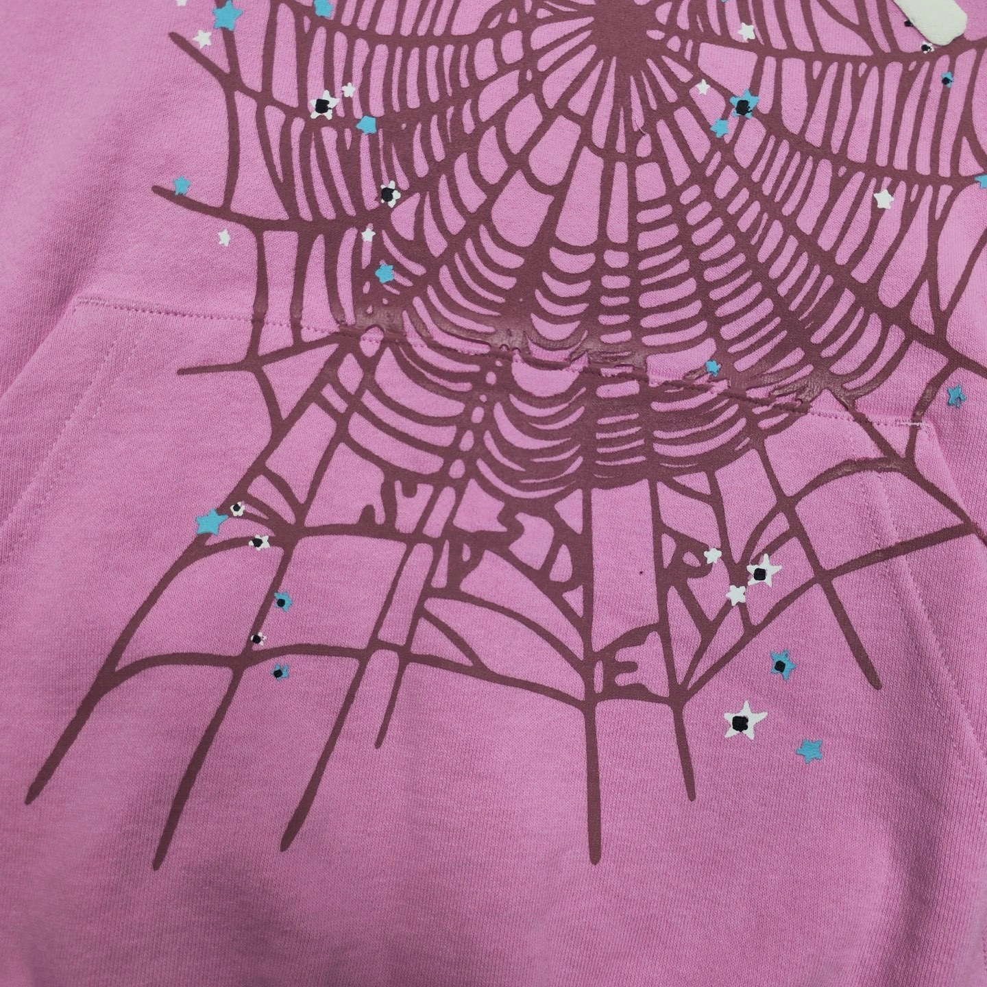 Gemini -- sp545r FW23 Web PINK HOODIE Web PINK suit Cotton fleece item:E-F477M0514F