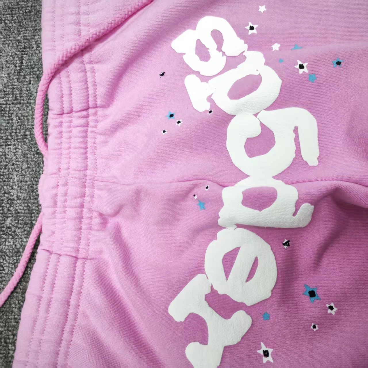 Gemini -- sp545r FW23 Web PINK HOODIE Web PINK suit Cotton fleece item:E-F477M0514F