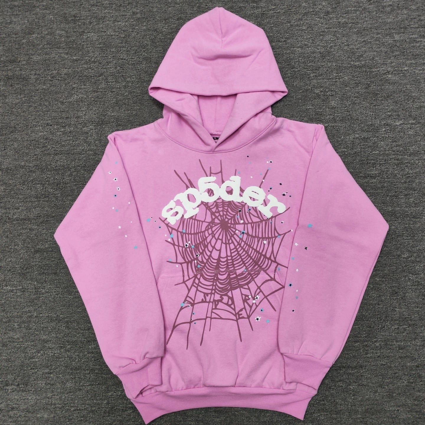 Gemini -- sp545r FW23 Web PINK HOODIE Web PINK suit Cotton fleece item:E-F477M0514F