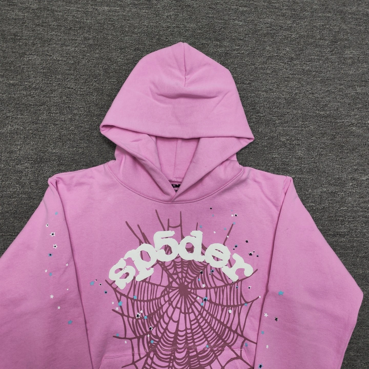 Gemini -- sp545r FW23 Web PINK HOODIE Web PINK suit Cotton fleece item:E-F477M0514F