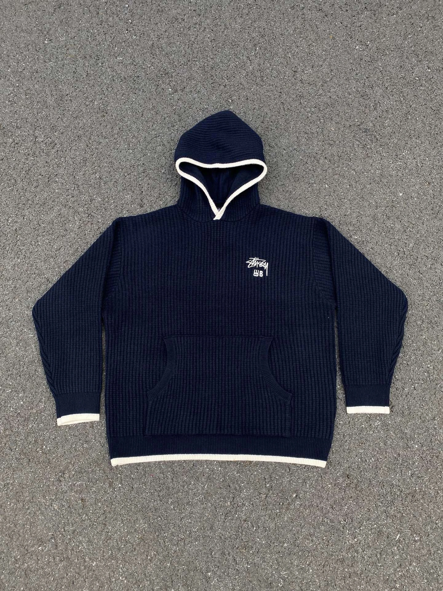 Gemini -- St00 Stussy x Wales Bonner FW25 1000g oversized 2colour item:E-F110K2131-2F