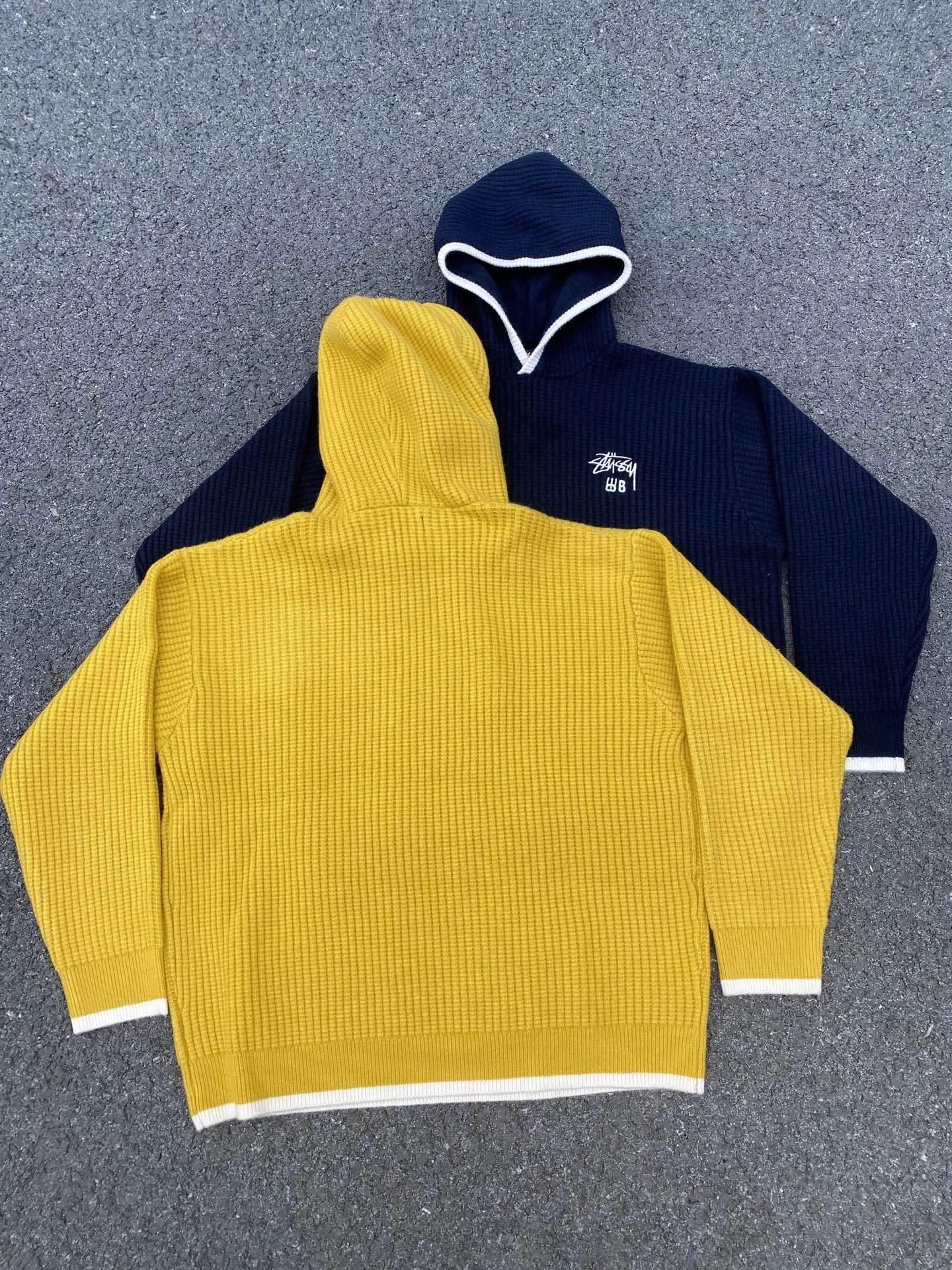 Gemini -- St00 Stussy x Wales Bonner FW25 1000g oversized 2colour item:E-F110K2131-2F