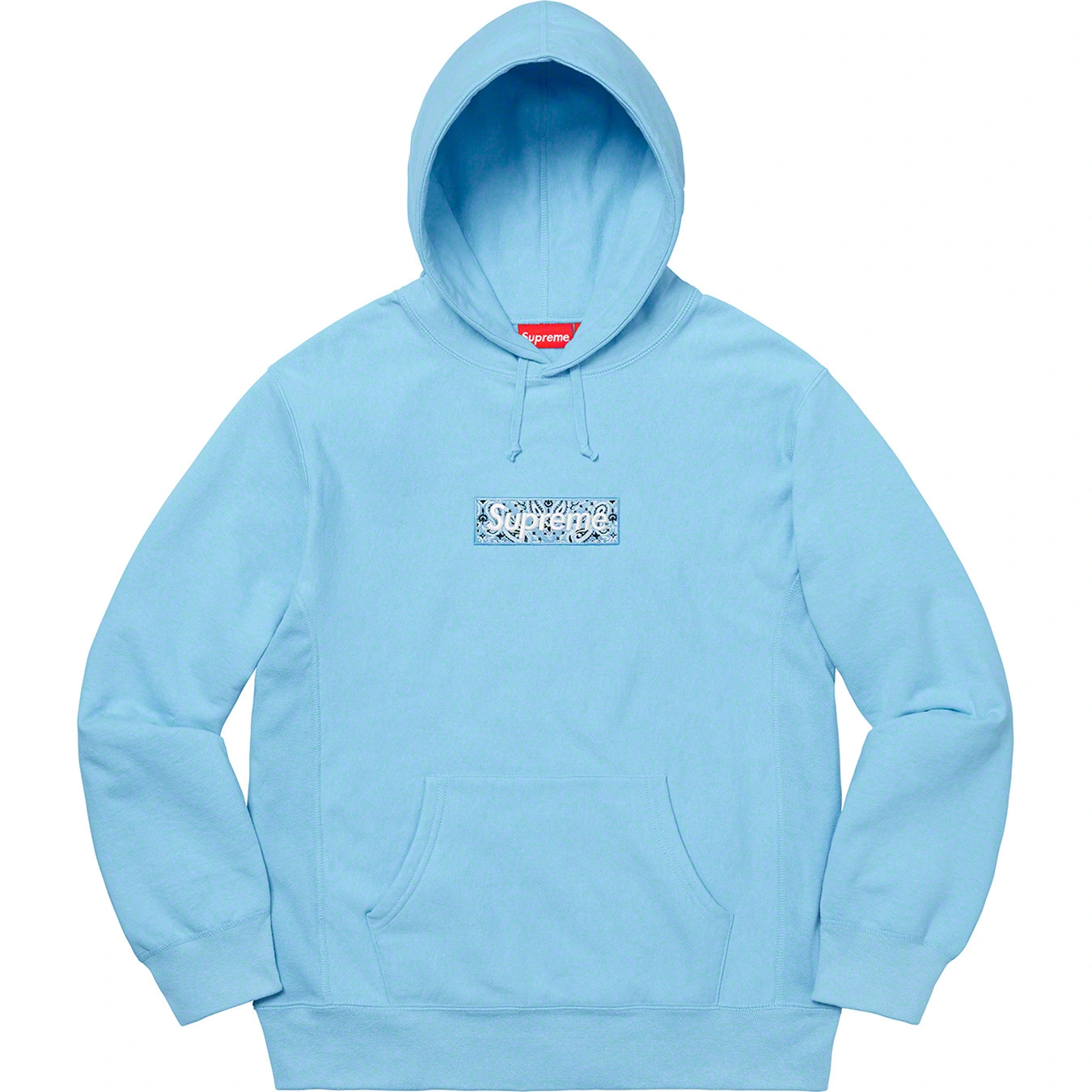 &Gemini- S575 Bandana Box Logo Hooded Sweatshirt embroidery 8Colour item:D-F523K1916-8