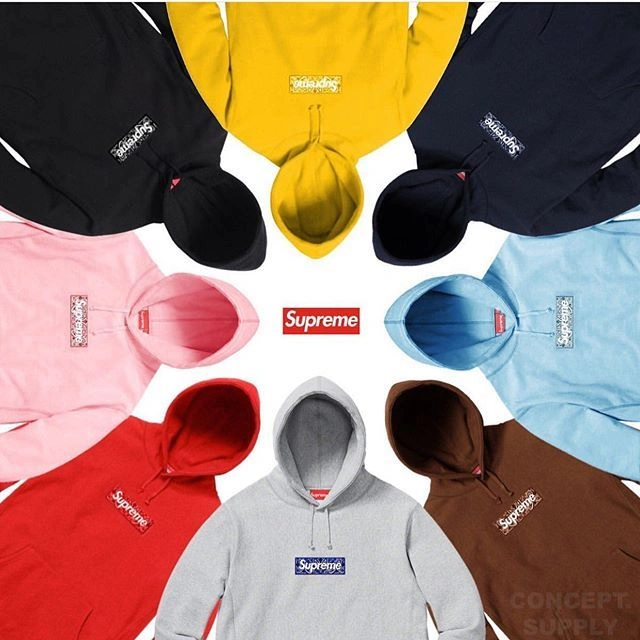 &Gemini- S575 Bandana Box Logo Hooded Sweatshirt embroidery 8Colour item:D-F523K1916-8