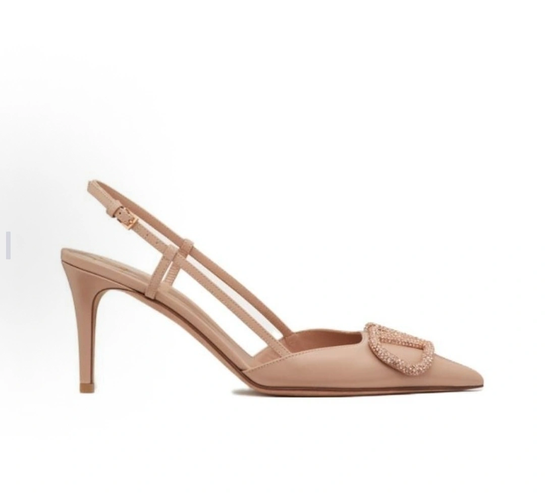 COCO-- V1859ti9o 3W2S0R01EST04W Heel height：8CM VLogo Signature cowhide goatskin item:E-X138C3014