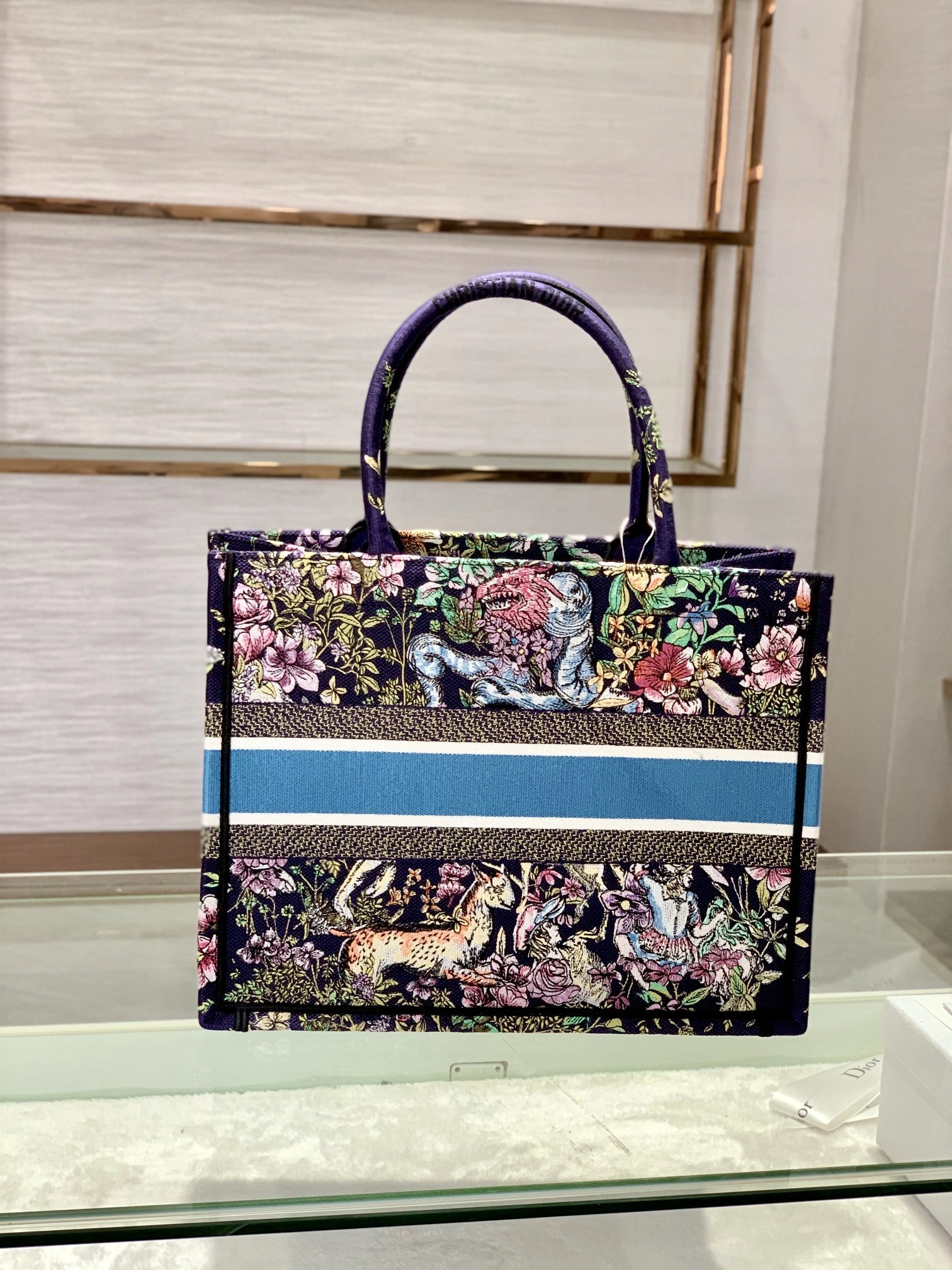 Custombag-- M1286ZRUV-M928 book tote high quality version Blue totem item：C-B803D0759