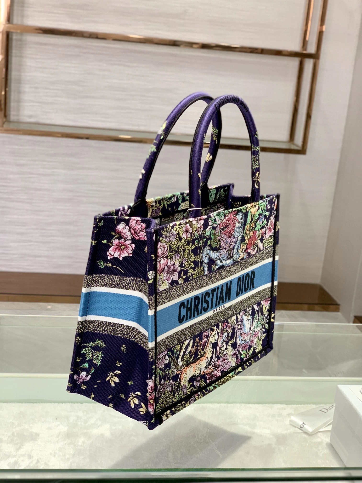 Custombag-- M1286ZRUV-M928 book tote high quality version Blue totem item：C-B803D0759