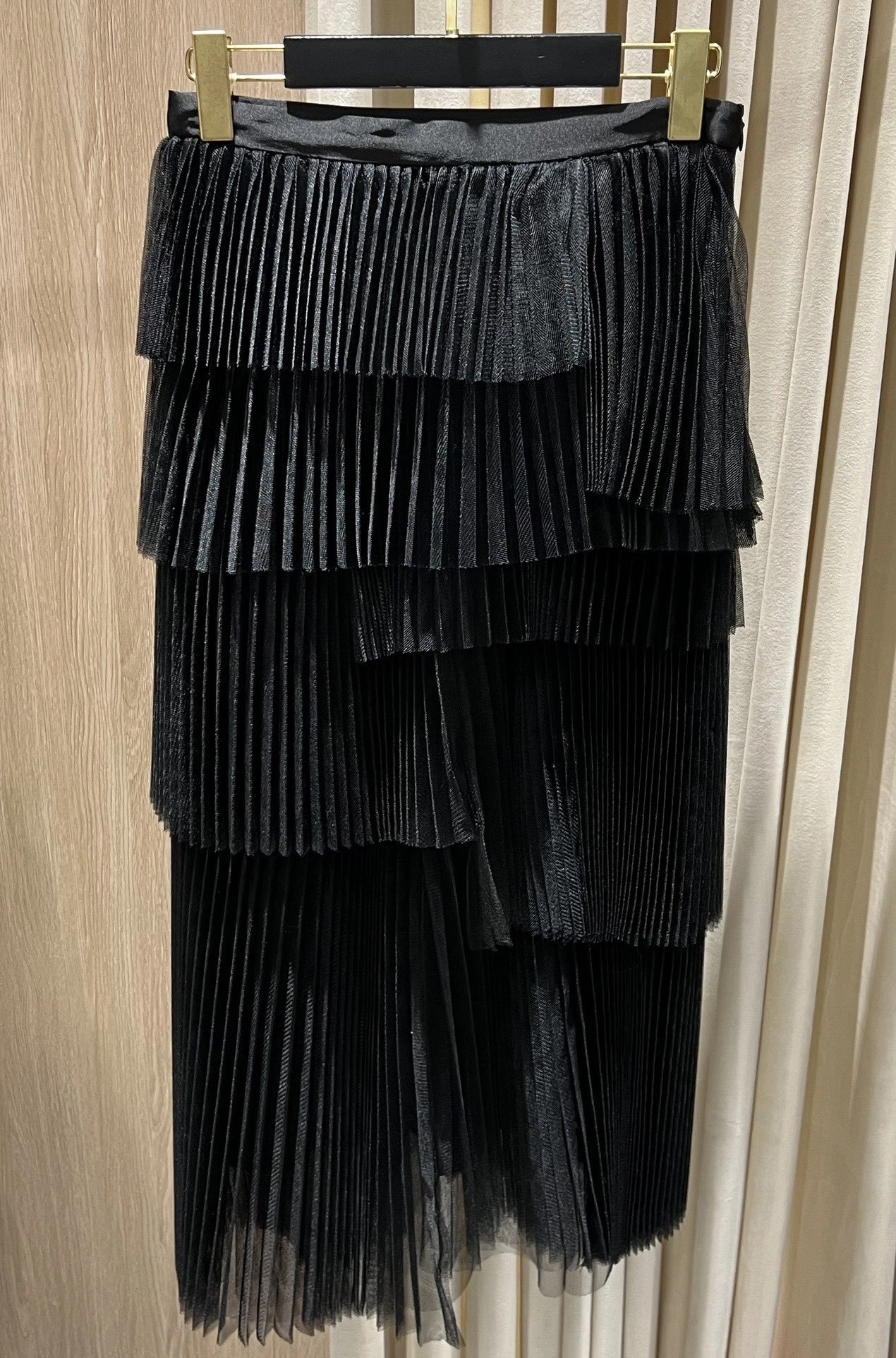 Victoria -- 4ior Multi-Layered Tiered Pleated Tulle Skirt 2colour item:E-F140L1918-2H