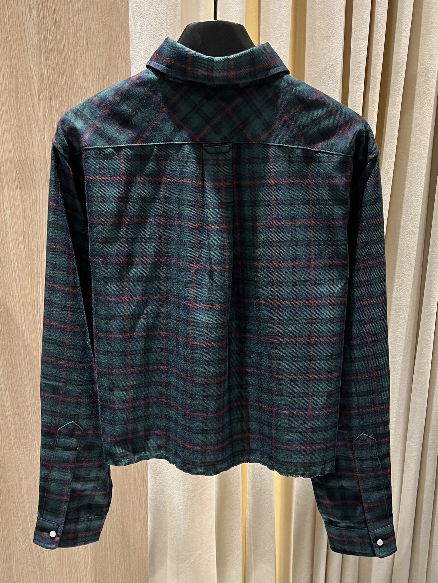 Victoria -- 7iu7iu Checked Embroidered Shirt + Checked Trousers suit item:E-F140L1923H