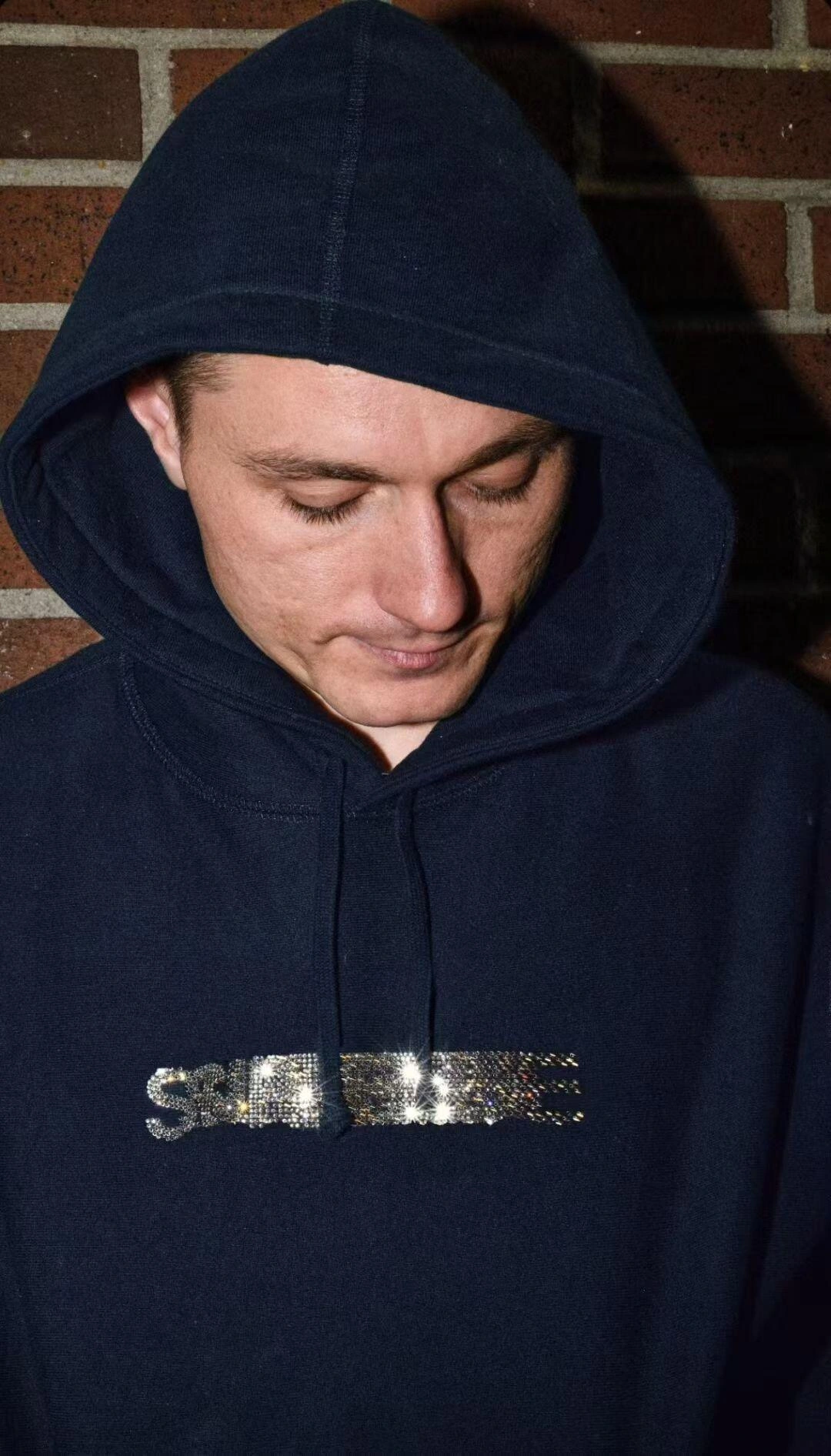 Gemini-- S575 Supreme x FW25 Motion Logo Hooded Sweatshirt embroidery YKK oversized 3colour item:E-F110K2113-3F