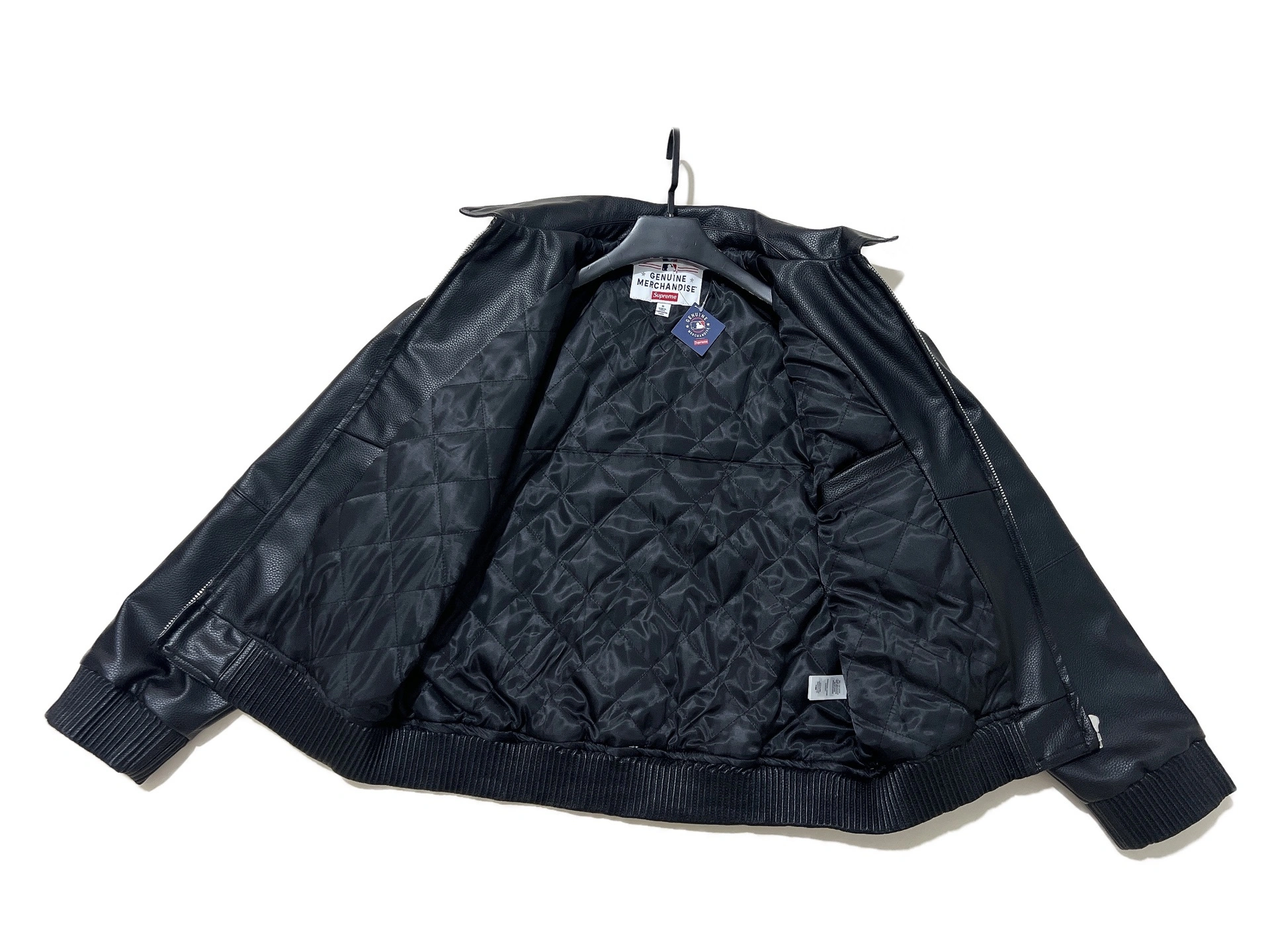 Gemini-- S575 Supreme x Chicago White Sox FW25 Leather Varsity Jacket 2colour item:E-F110K2111-2F