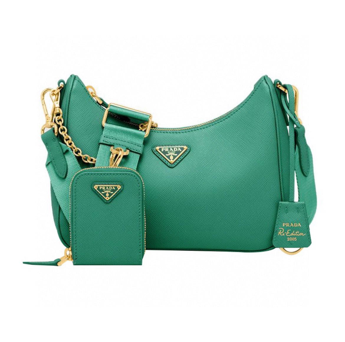 MOMO- high quality version 1BH204_NZV_F0PCL_V_V2M Re-Edition 2005 Saffiano item：B-B063K0914C