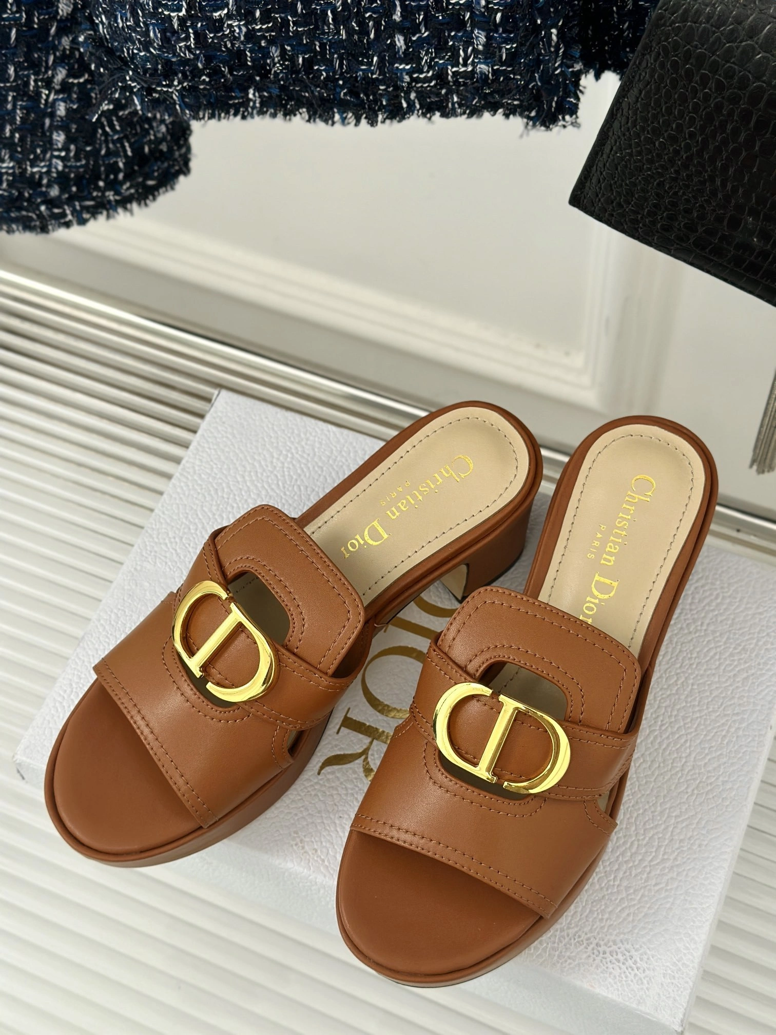 COCO-- 4ior KCQ993VEA_S17T Heel height：7CM Waterproof：2CM Calfskin sheepskin item:D-X158J1701