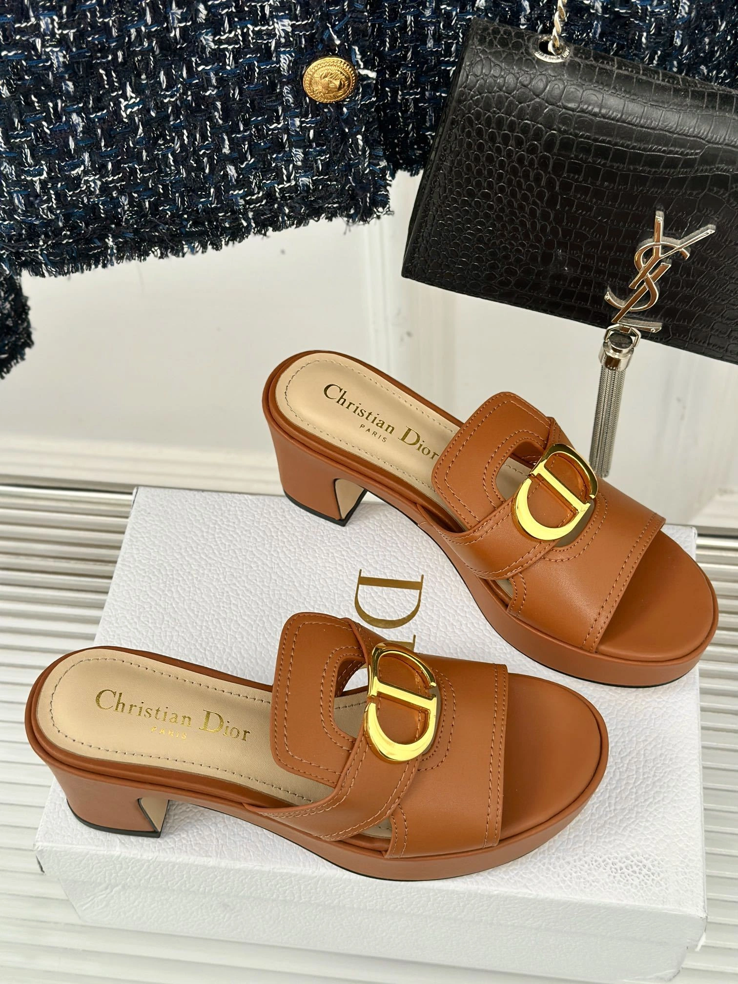 COCO-- 4ior KCQ993VEA_S17T Heel height：7CM Waterproof：2CM Calfskin sheepskin item:D-X158J1701
