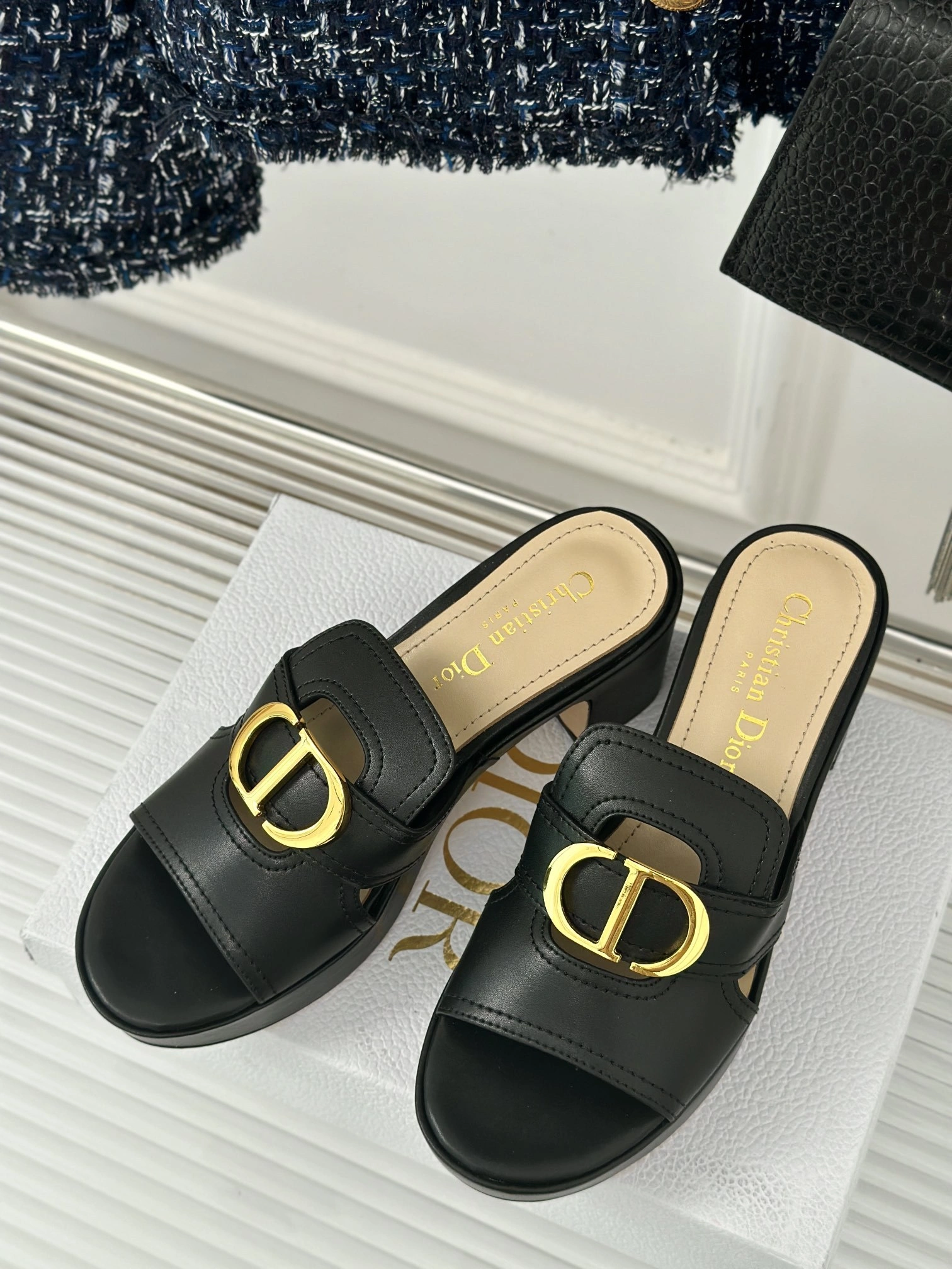 COCO-- 4ior KCQ993VEA_S900 Heel height：7CM Waterproof：2CM Calfskin sheepskin item:D-X158J1721