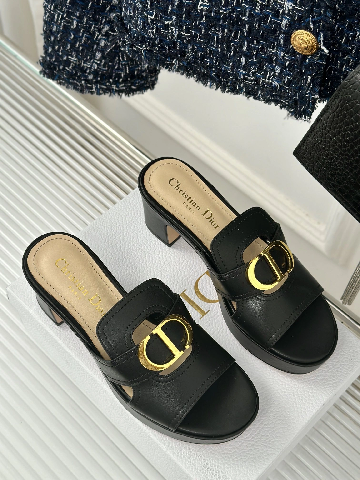 COCO-- 4ior KCQ993VEA_S900 Heel height：7CM Waterproof：2CM Calfskin sheepskin item:D-X158J1721