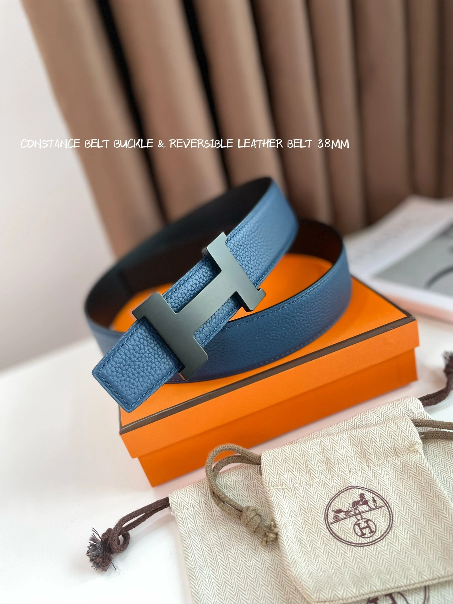 Barbara-- -CONSTANCE BELT BUCKLE & REVERSIBLE LEATHER STRAP reversible item:C-S092B2502