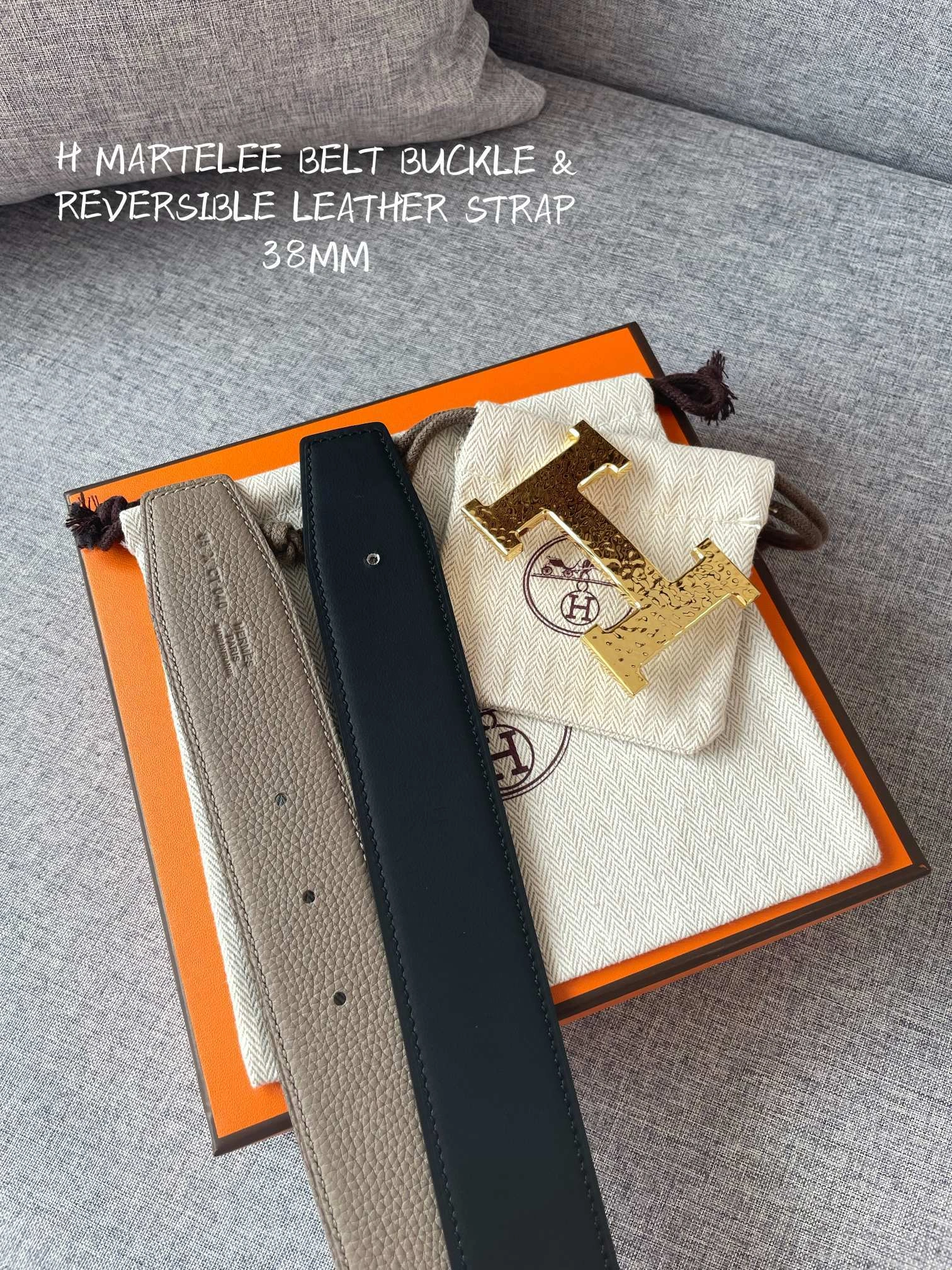 Barbara-- H5r75s H064549CK05-H073967CAAC105 38MM reversible 2Colour item:D-S179F0332-2