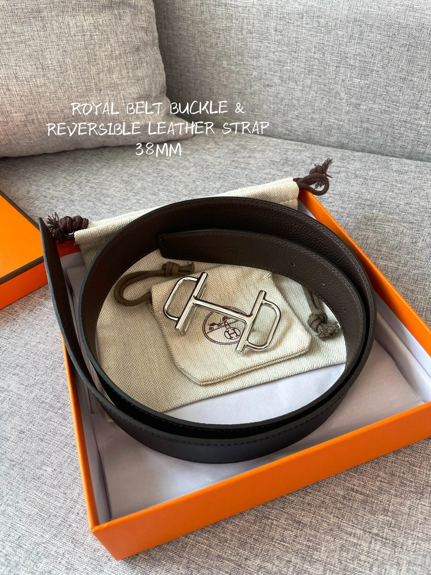 Barbara-- H5r75s H075370CK05-H081779CAAA095 38MM reversible 2Colour item:D-S179F0334-2