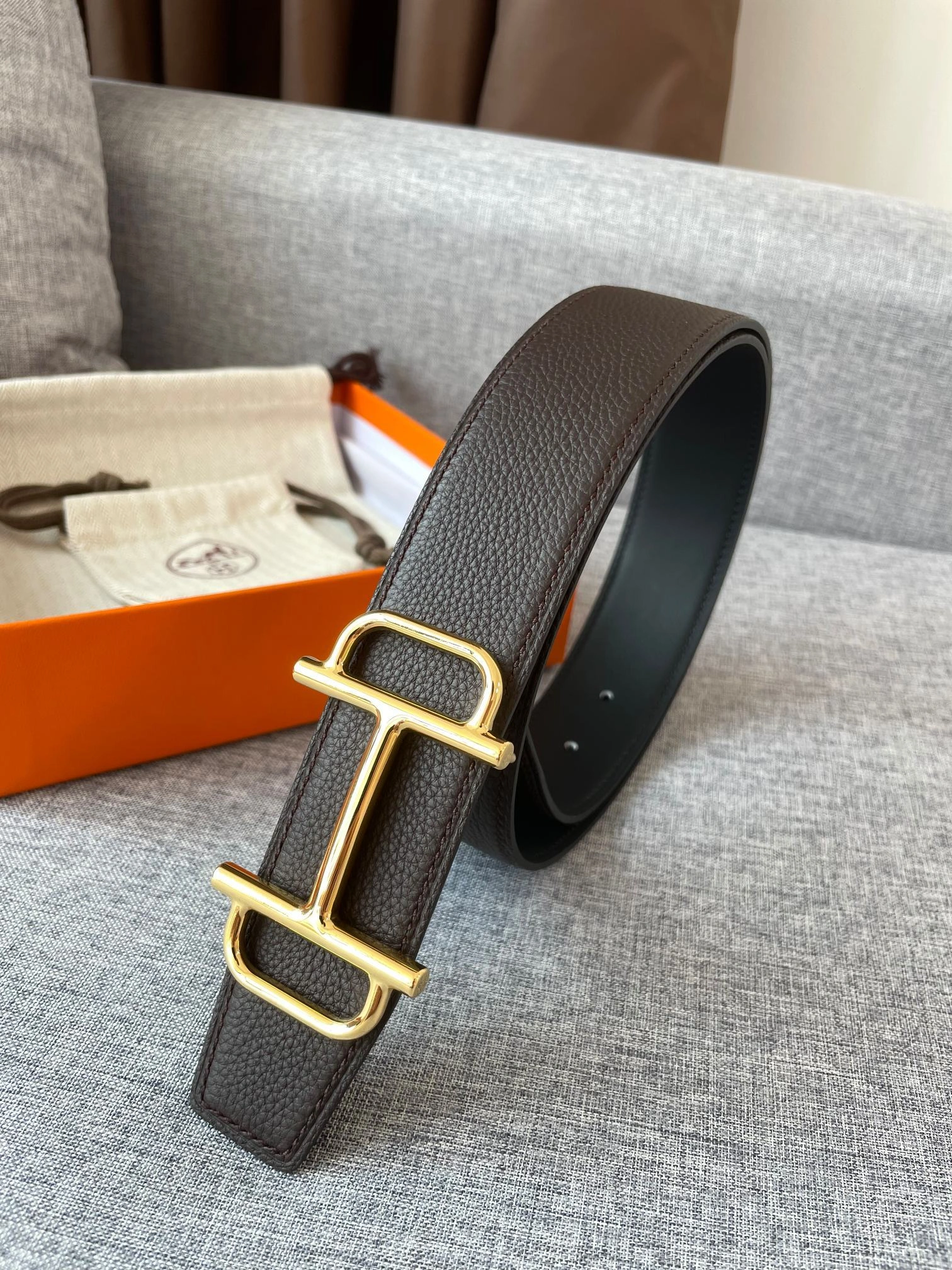Barbara-- H5r75s H075370CK05-H081779CAAA095 38MM reversible 2Colour item:D-S179F0334-2