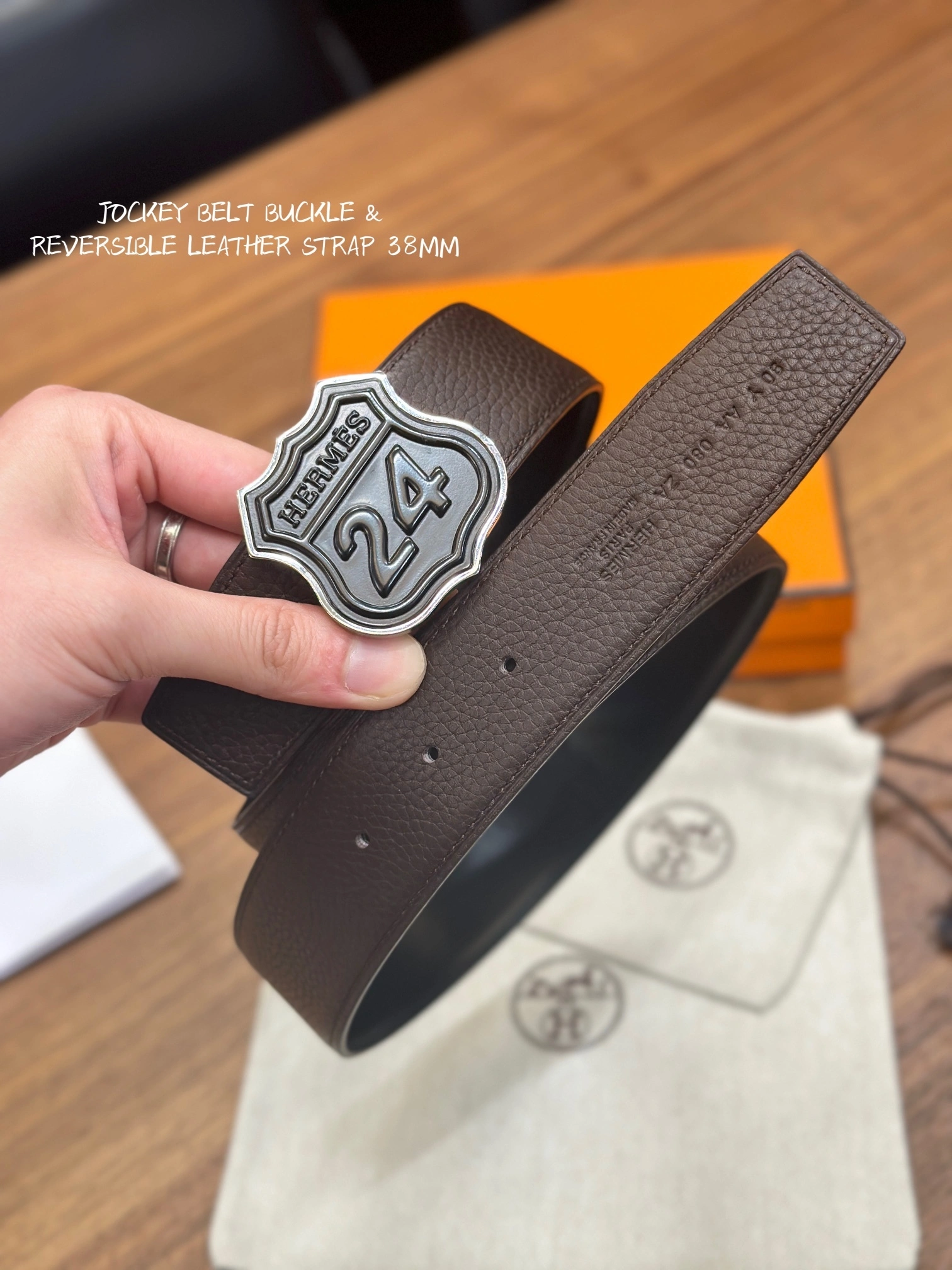 Barbara-- H5r75s ON THE ROAD BELT BUCKLE & REVERSIBLE LEATHER STRAP item:D-S179H3085