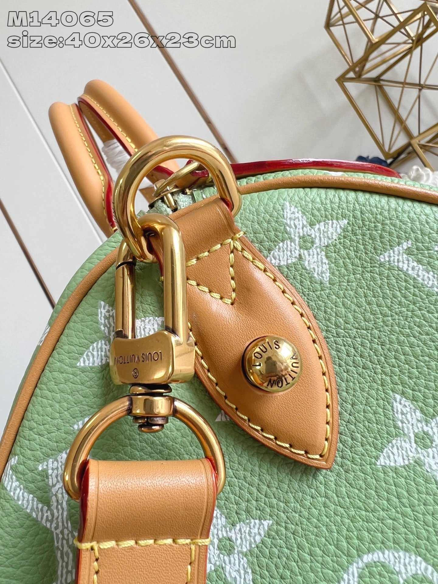 MOMO-- 8V M13921 high quality version Speedy P9 Bandoulière 40 Monogram Leather cowhide sheepskin item:E-B000I1748
