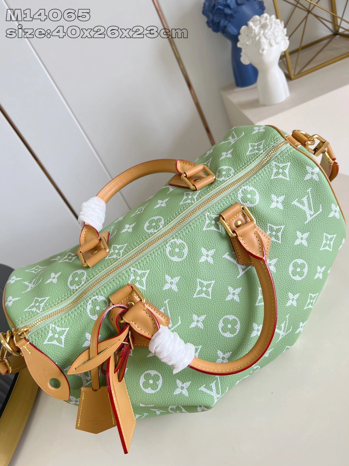 MOMO-- 8V M13921 high quality version Speedy P9 Bandoulière 40 Monogram Leather cowhide sheepskin item:E-B000I1748