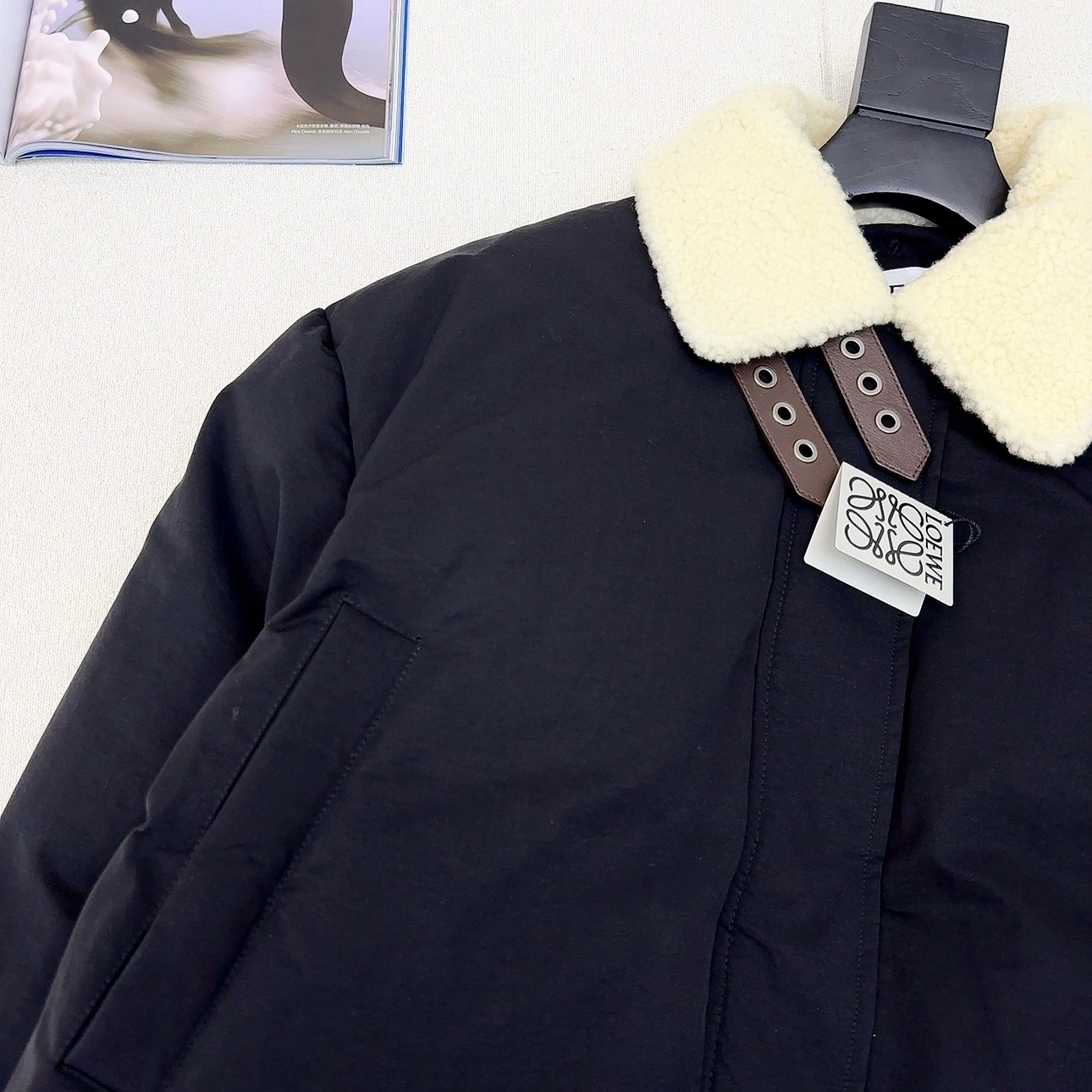 Victoria - 8o5w5 Down jacket white goose down embroidery 2colour item:E-F327I1611-2H