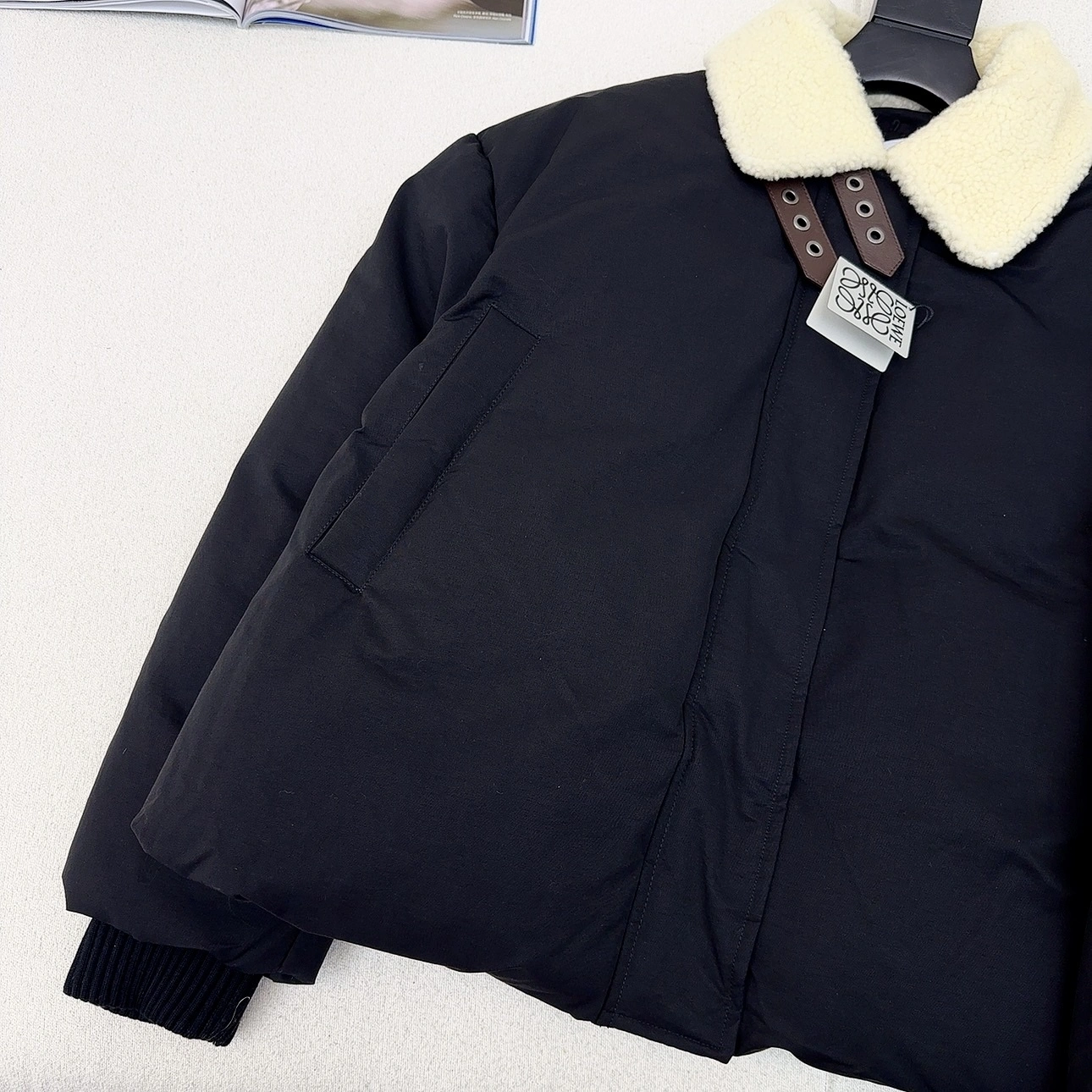 Victoria - 8o5w5 Down jacket white goose down embroidery 2colour item:E-F327I1611-2H