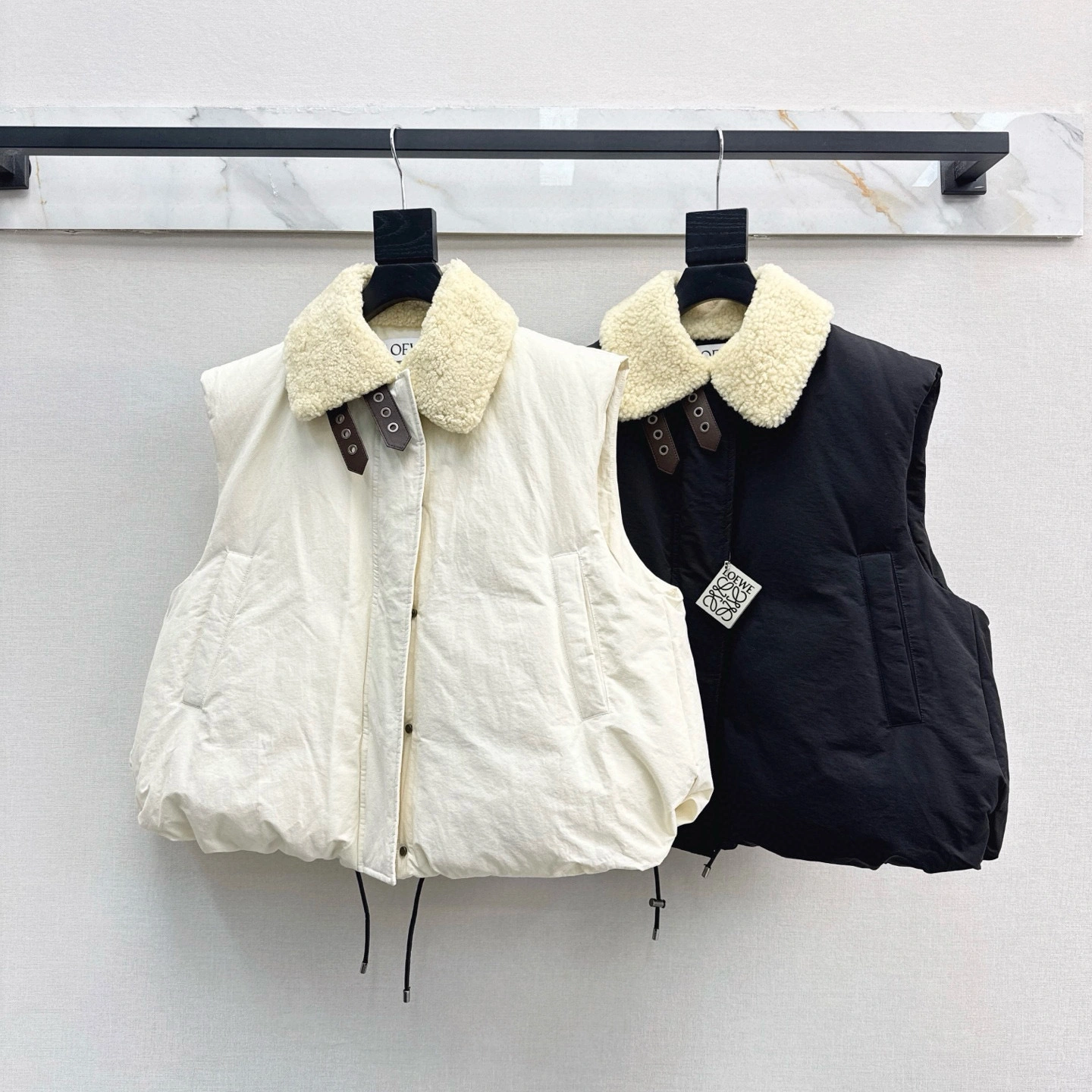 Victoria - 8o5w5 Down jacket white goose down embroidery 2colour item:E-F327I1612-2H