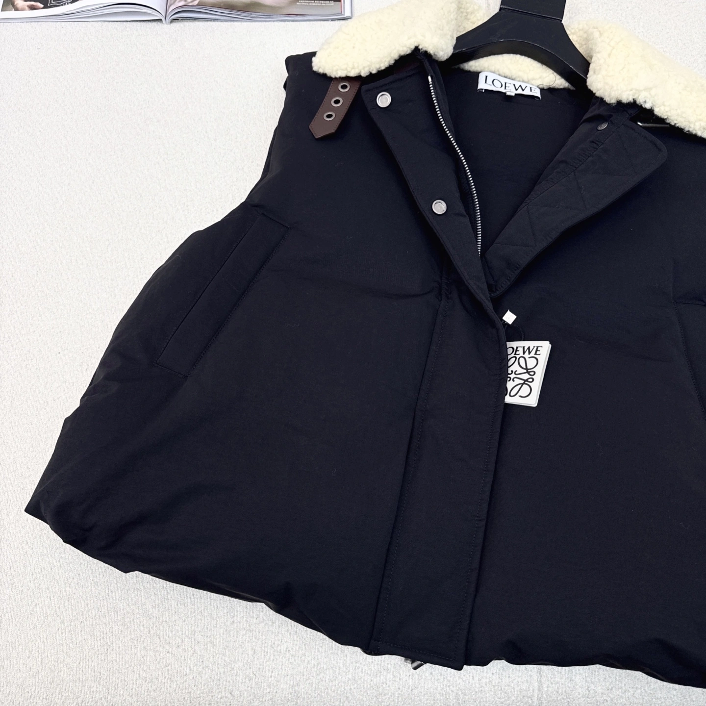 Victoria - 8o5w5 Down jacket white goose down embroidery 2colour item:E-F327I1612-2H