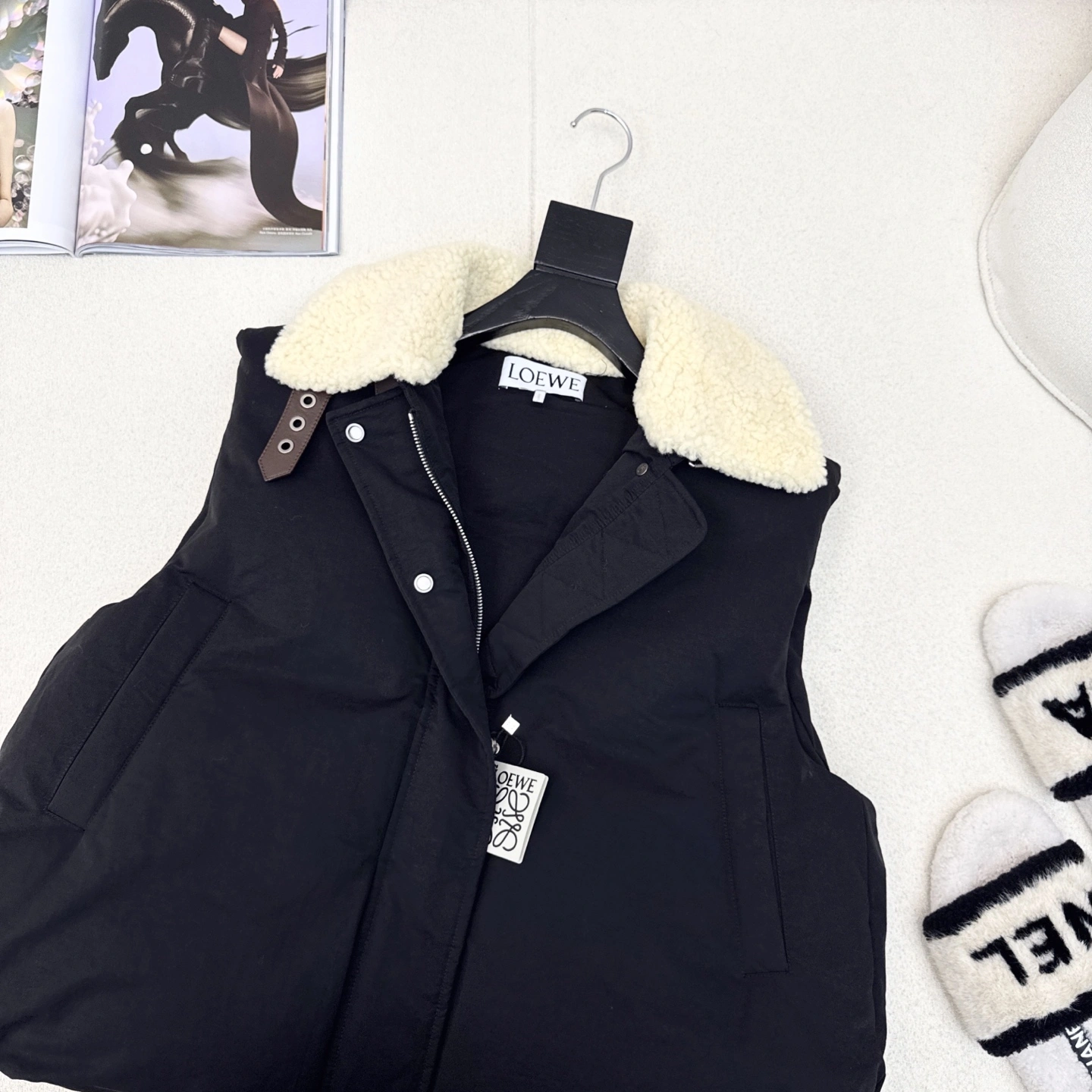 Victoria - 8o5w5 Down jacket white goose down embroidery 2colour item:E-F327I1612-2H