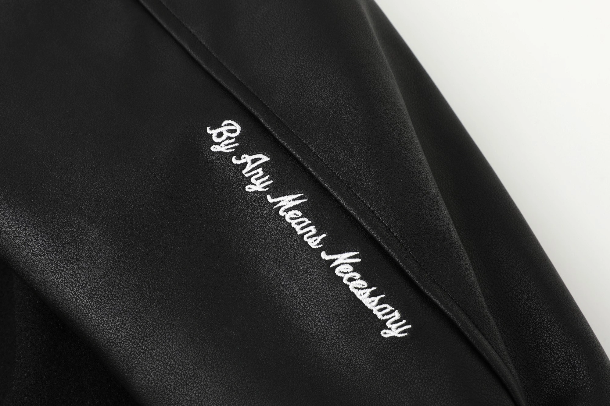 Gemini- S575 Supreme x 40 Acres SS25 WEEK9 Malcolm X Varsity Jacket embroidery item:E-F213I1017