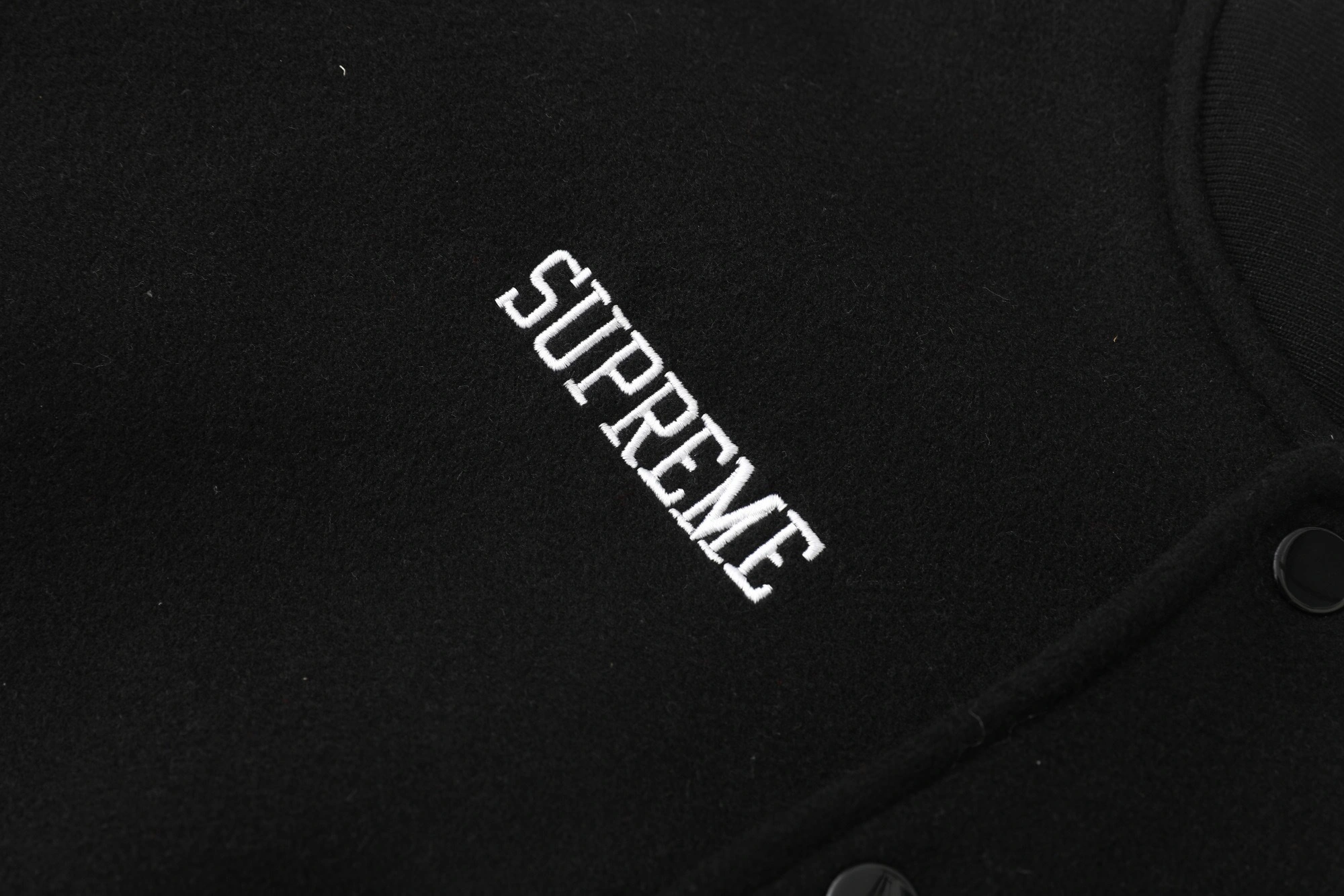Gemini- S575 Supreme x 40 Acres SS25 WEEK9 Malcolm X Varsity Jacket embroidery item:E-F213I1017