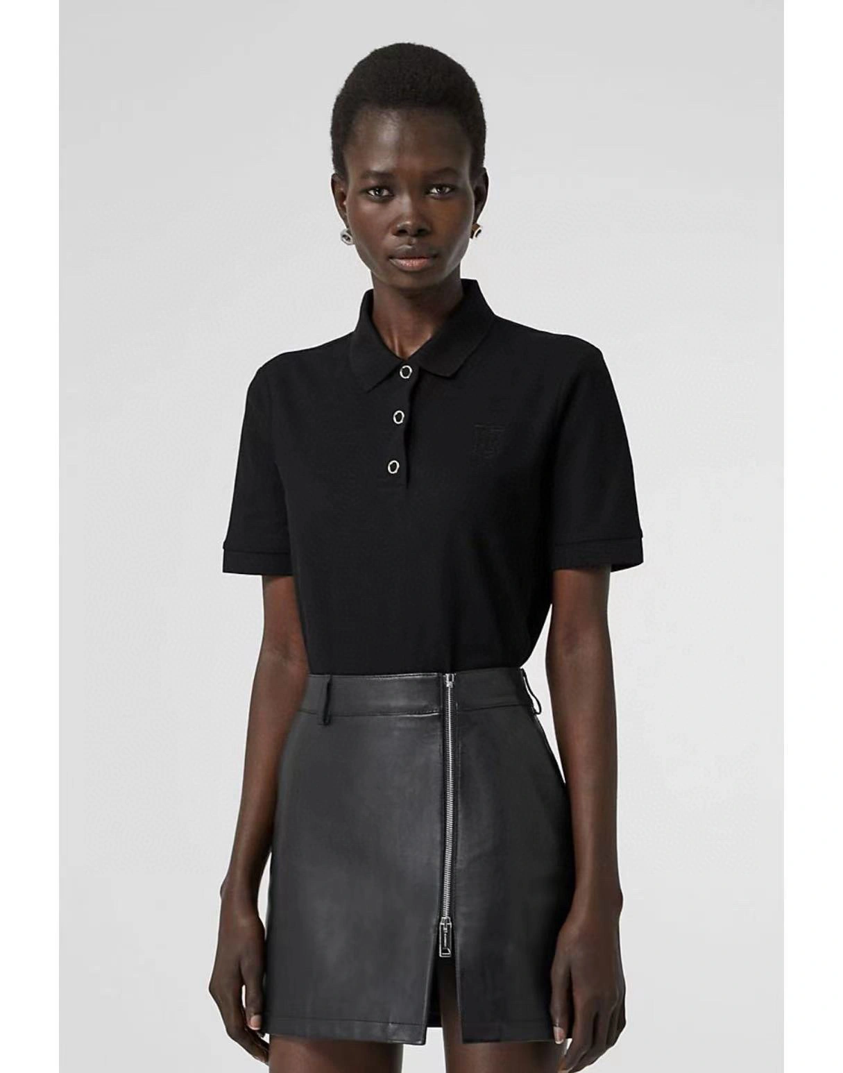 victoria- 2row95 embroidery POLO 2Colour item:E-F409G2637-2