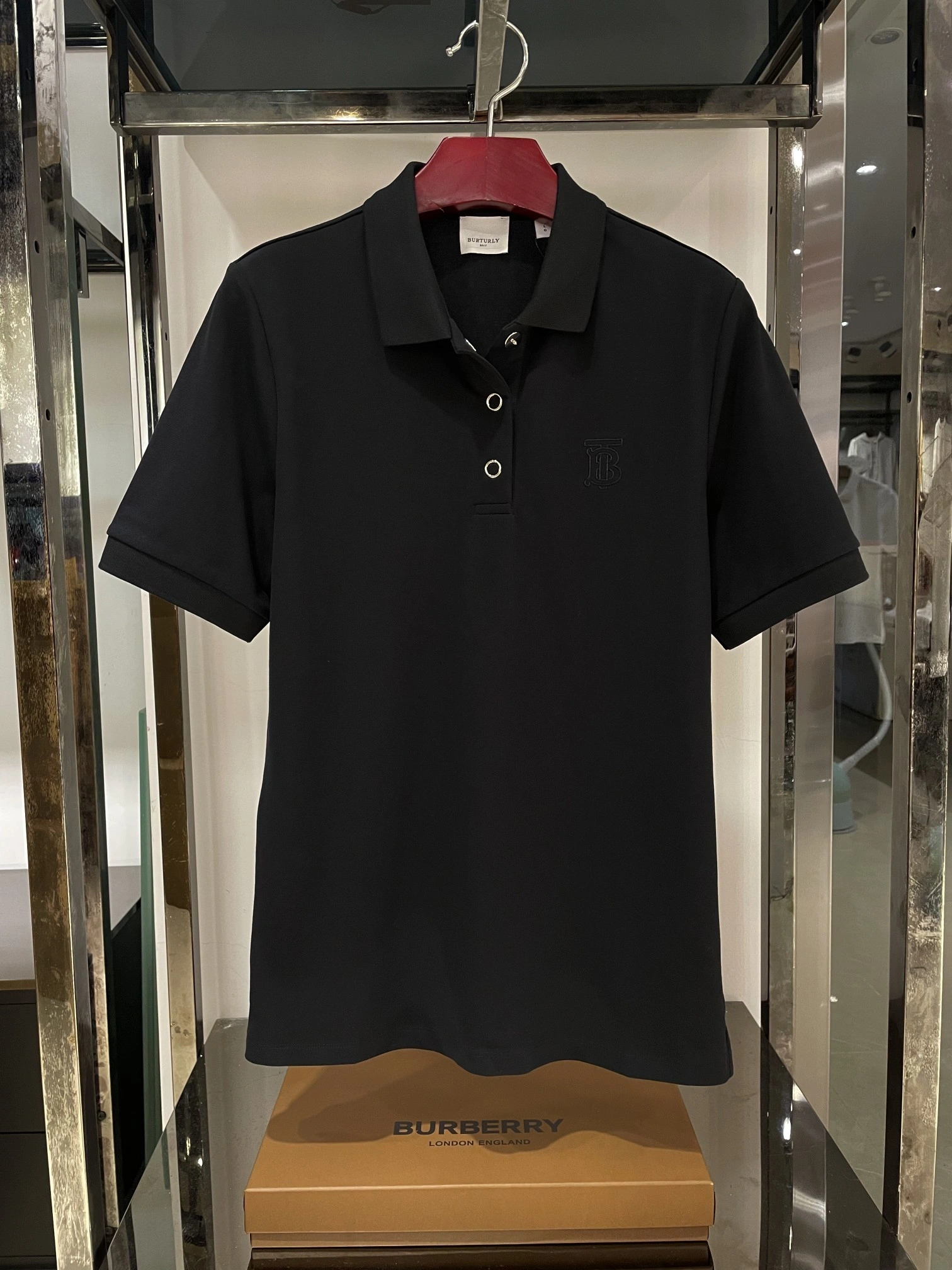 victoria- 2row95 embroidery POLO 2Colour item:E-F409G2637-2