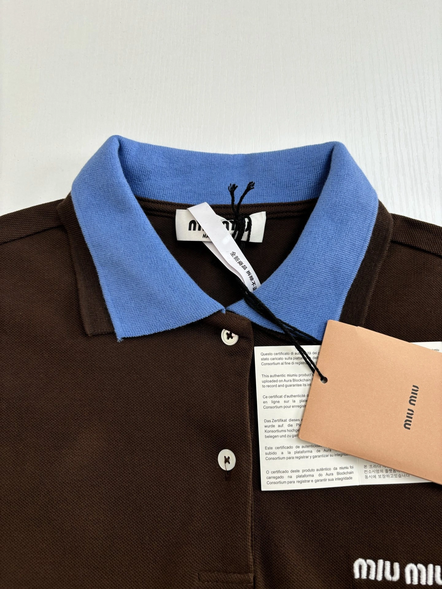 victoria- 7iu7iu cotton POLO item:E-F363G1021