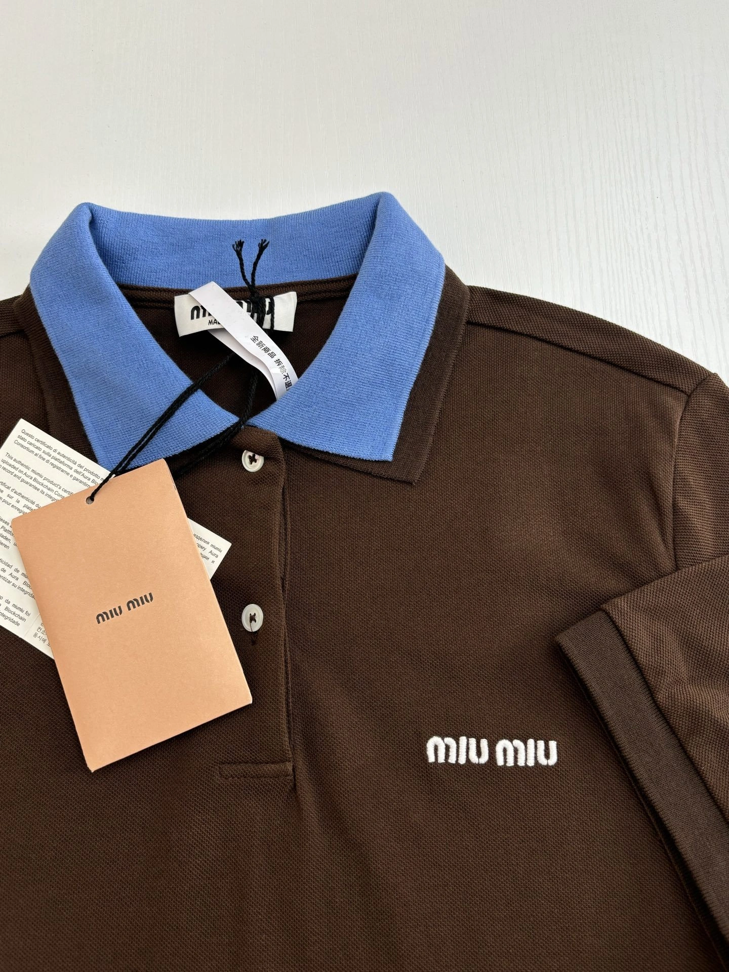 victoria- 7iu7iu cotton POLO item:E-F363G1021