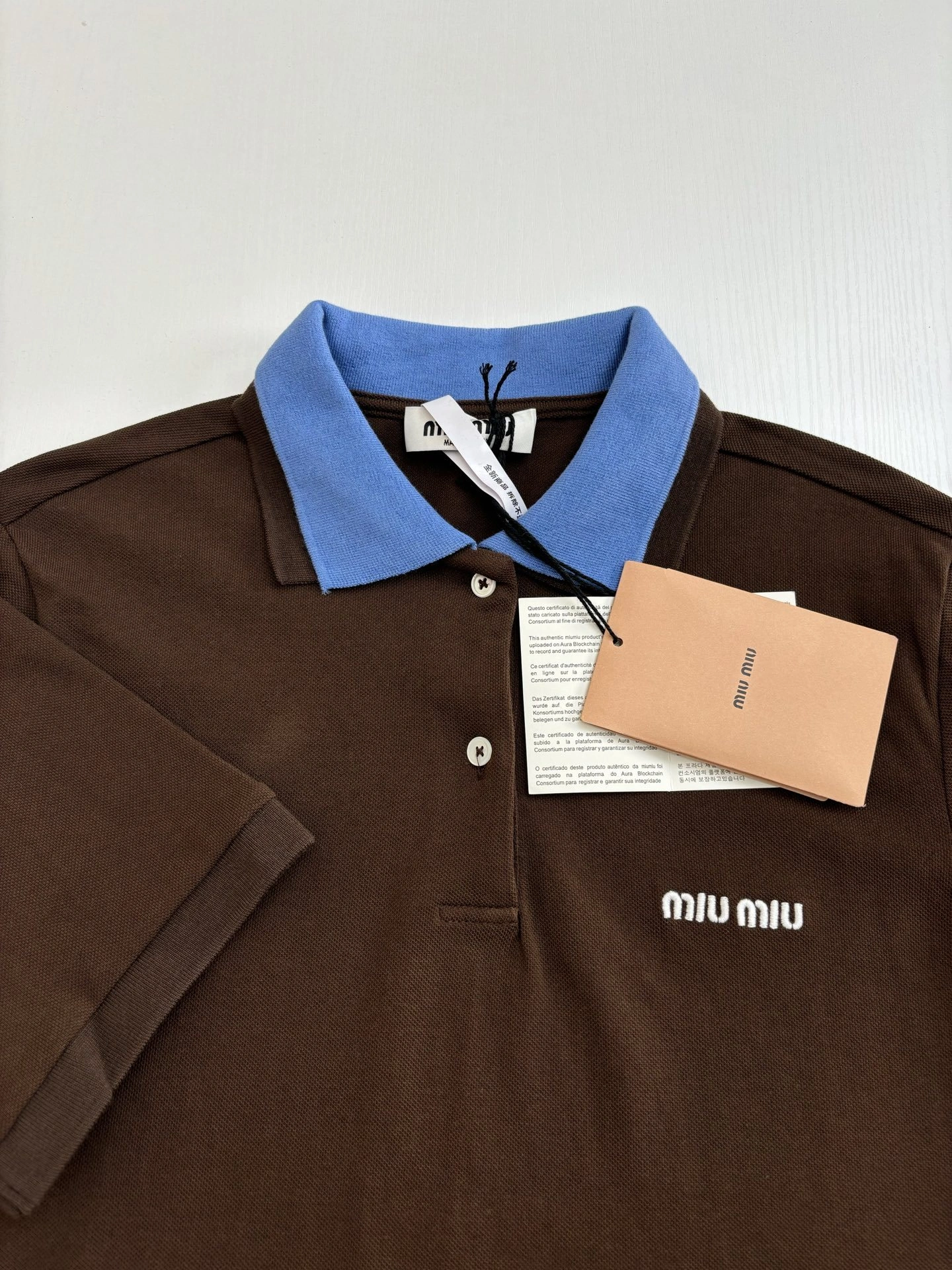victoria- 7iu7iu cotton POLO item:E-F363G1021
