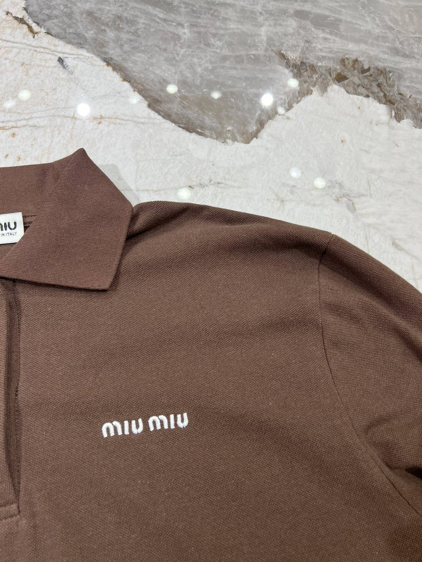 victoria- 7iu7iu cotton polo oversized item:D-F140J0519