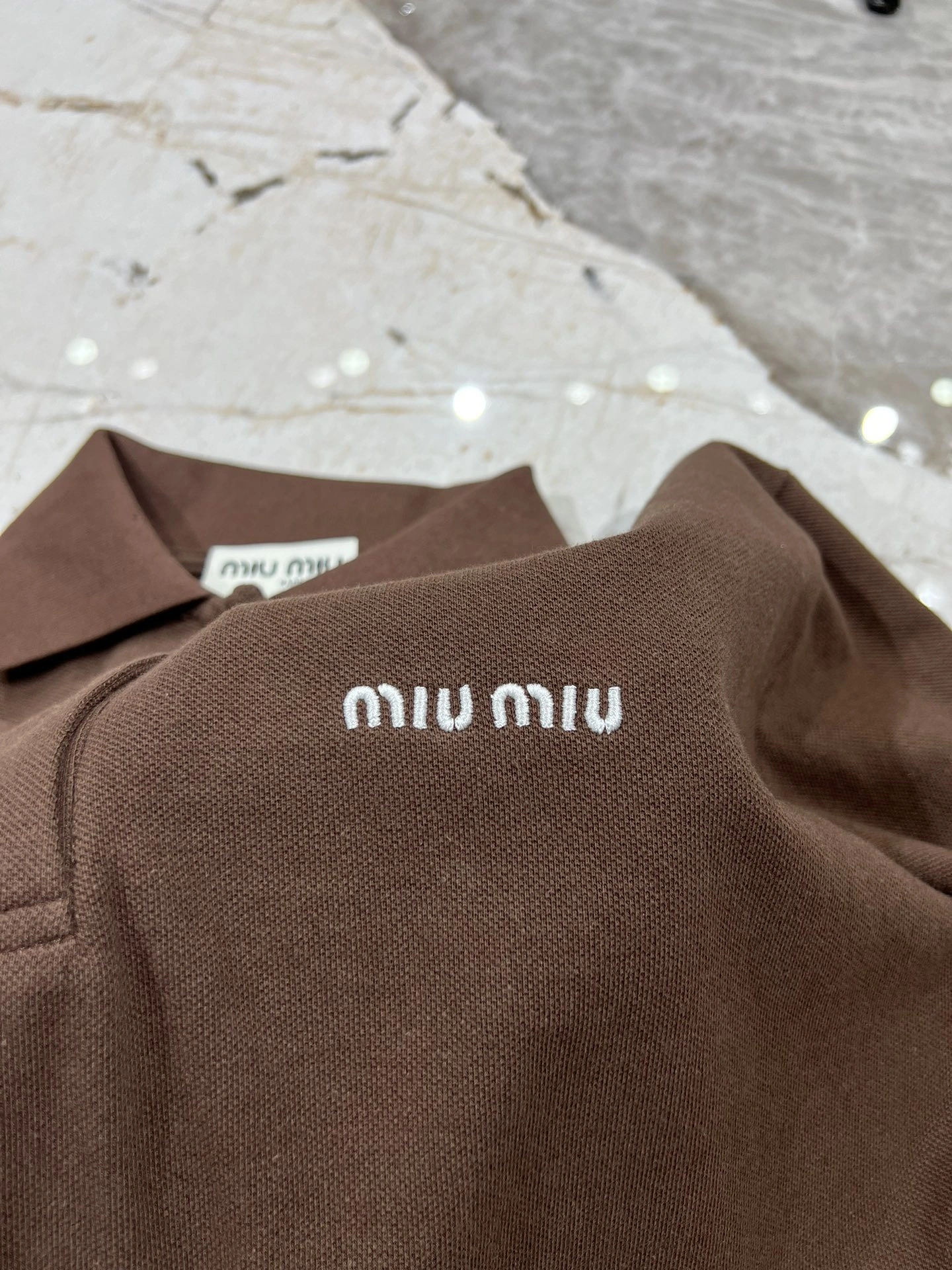 victoria- 7iu7iu cotton polo oversized item:D-F140J0519