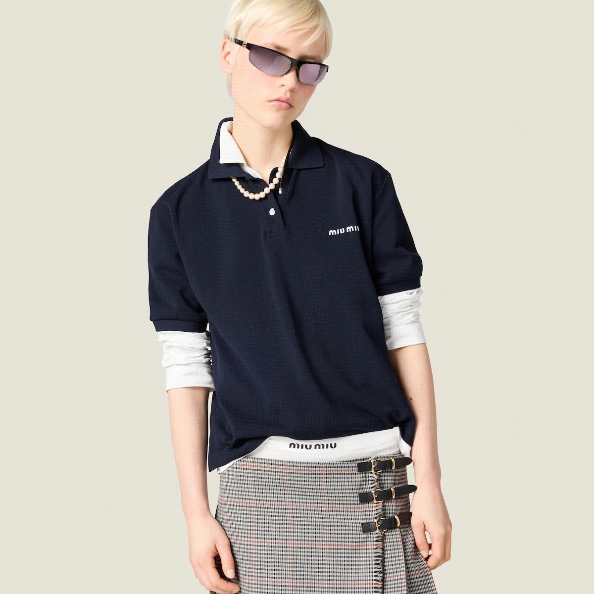 &victoria- 7iu7iu embroidery Polo item:E-F361D0320