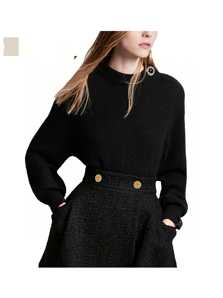 victoria- 8V 100% cashmere 2Colour item:D-F245K0704-2