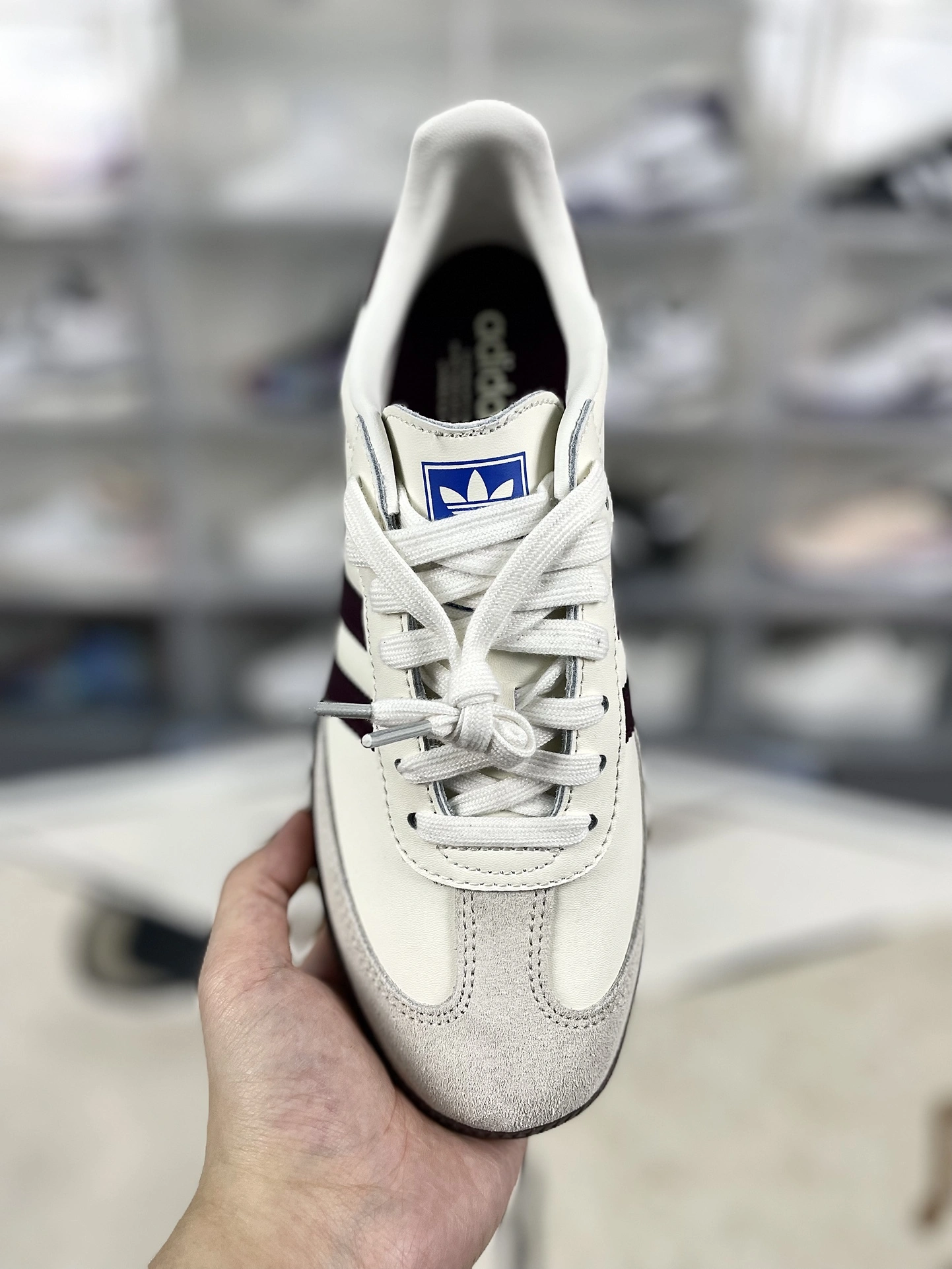 Flying pig--14i41s JR2659 emmi x originals SAMBA OG “White Maroon” item: E-X000L2823B