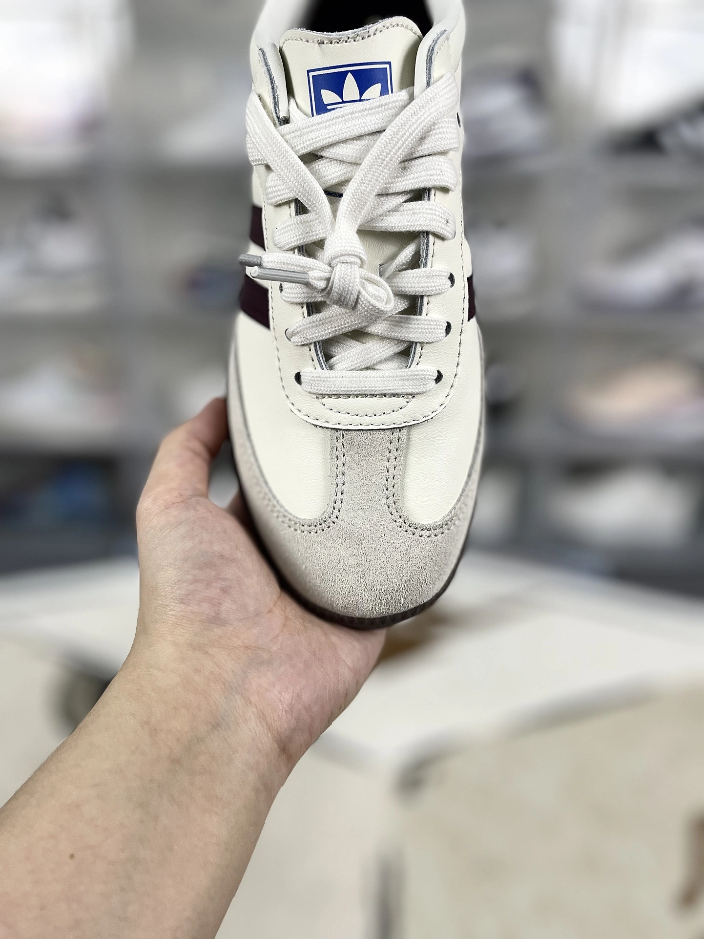 Flying pig--14i41s JR2659 emmi x originals SAMBA OG “White Maroon” item: E-X000L2823B